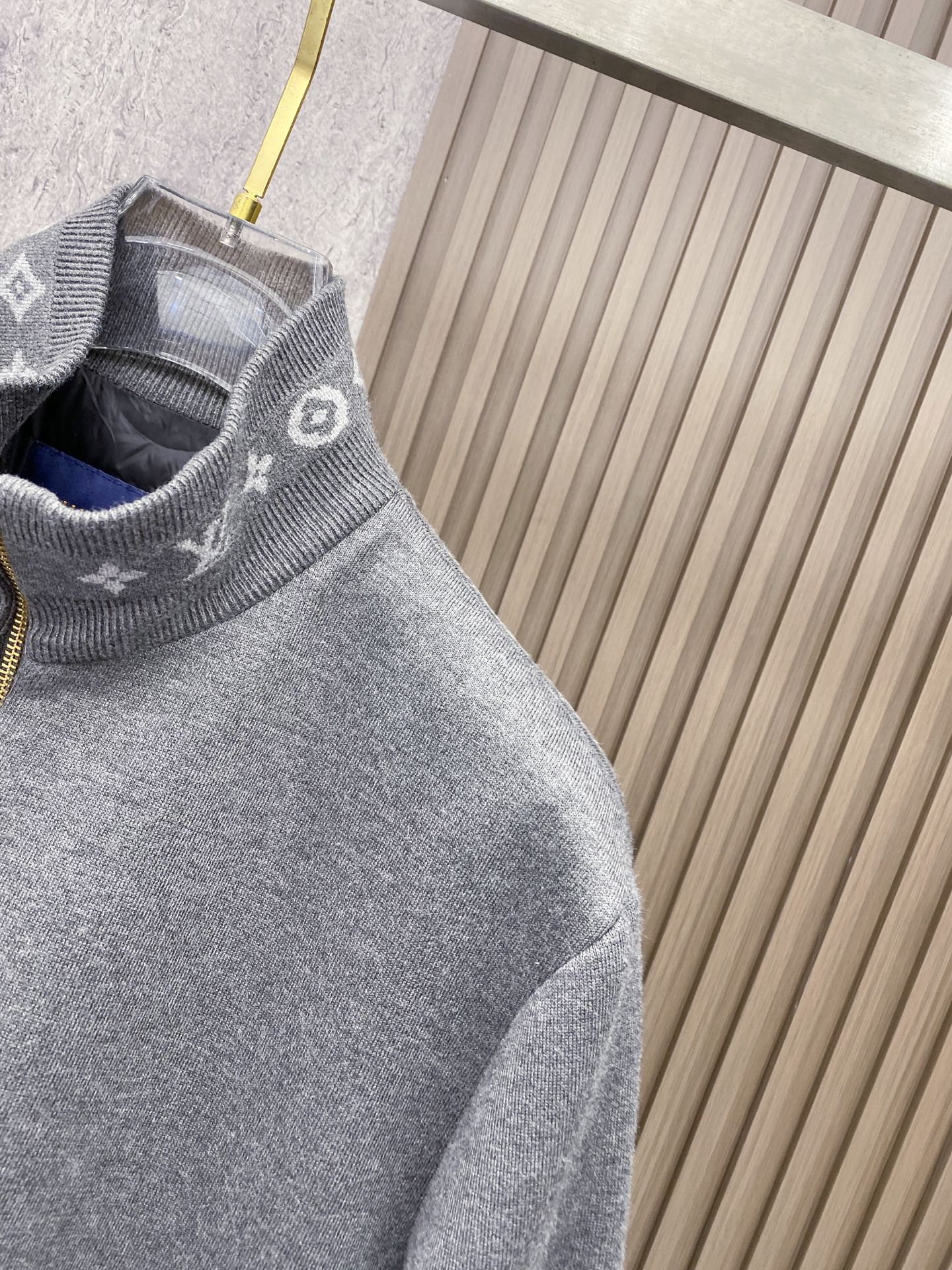 Louis Vuitton Jacket Wool Black S-m-l