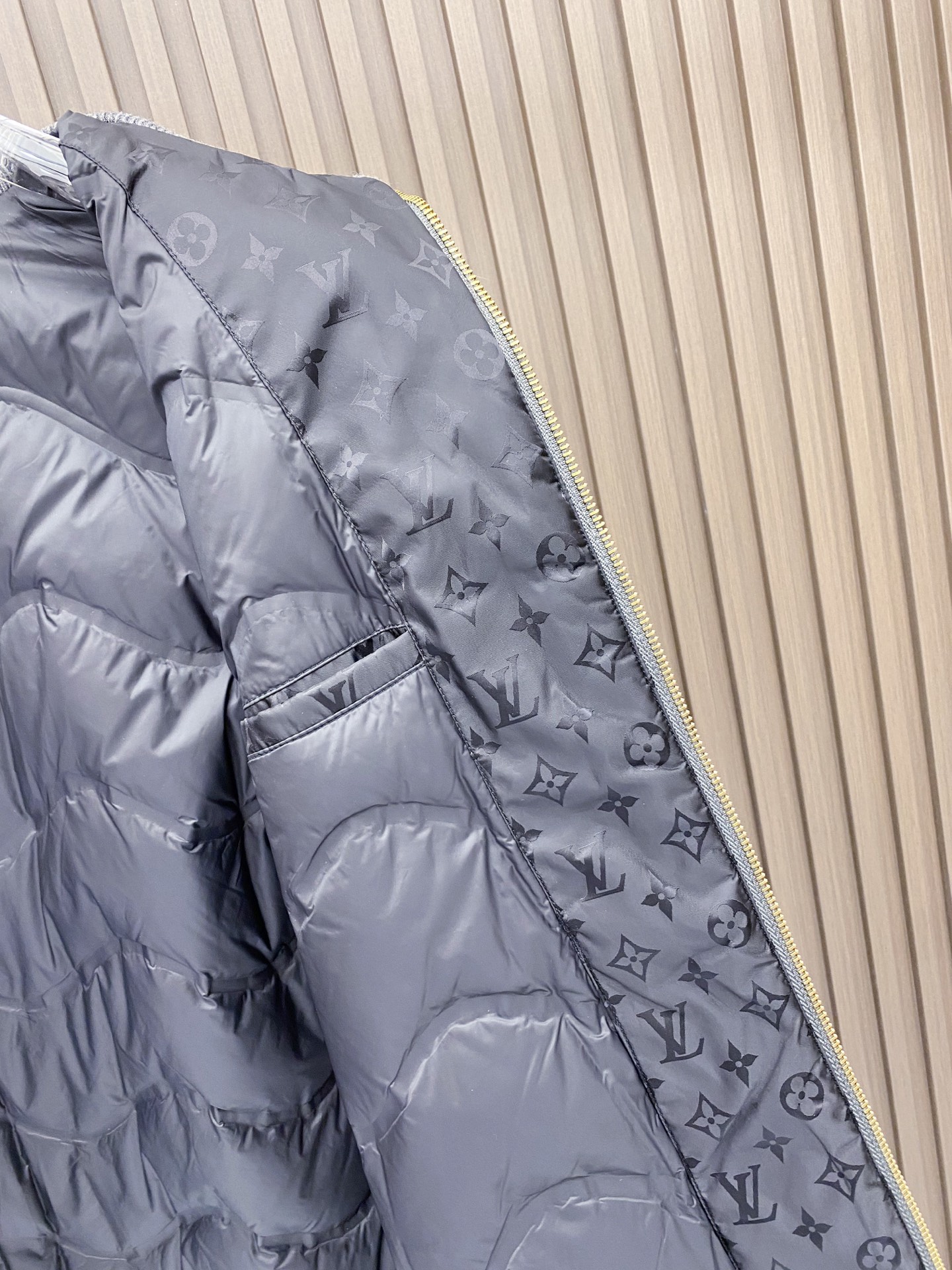 Louis Vuitton Jacket Wool Black S-m-l
