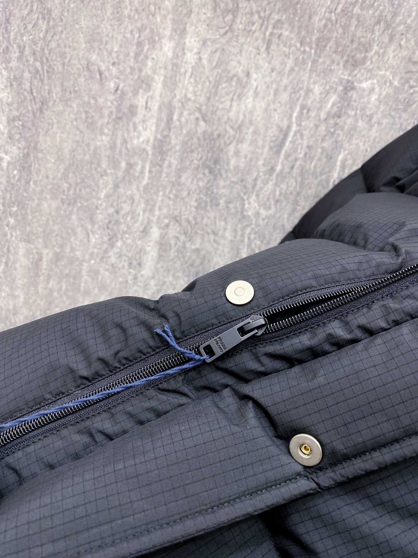 Prada Down Jacket White Duck Down Black M-xl