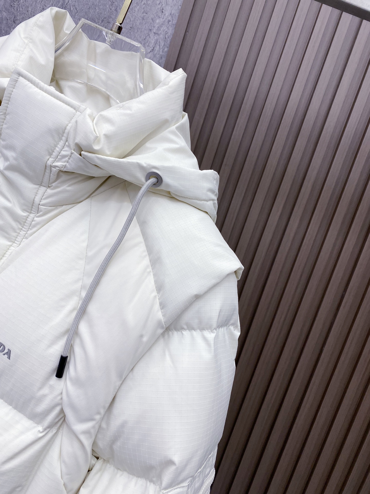Prada Down Jacket White Duck Down Black M-xl