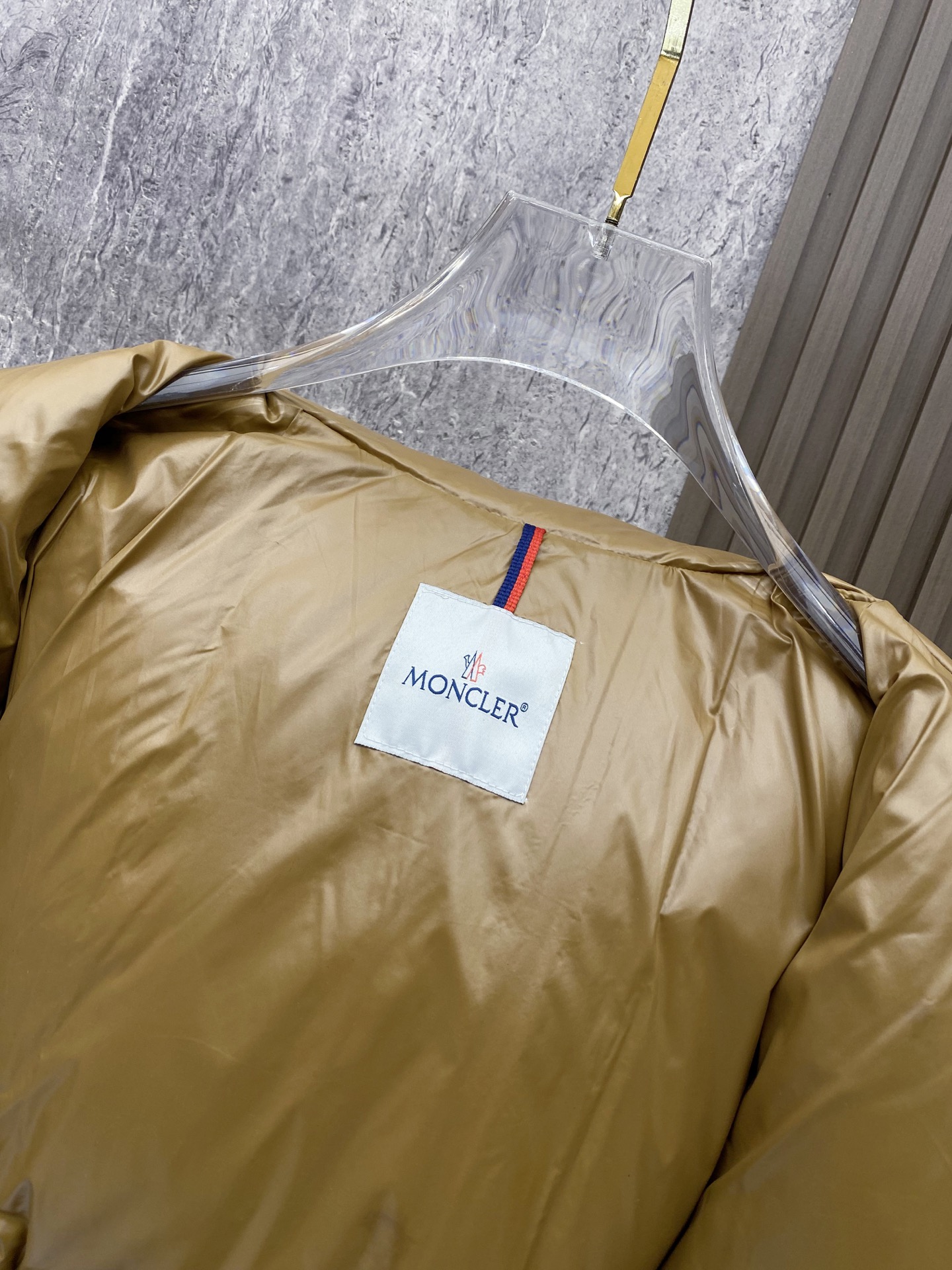 Moncler Male Down Jacket Brown Hooded S-m-l
