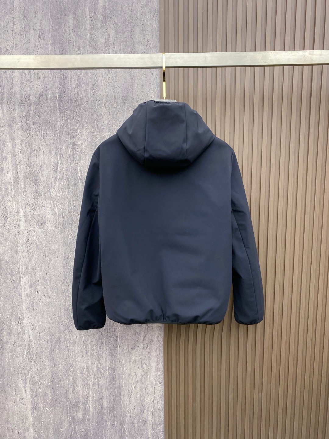 Moncler Male Jacket Goose Down Black Hooded S-m-l