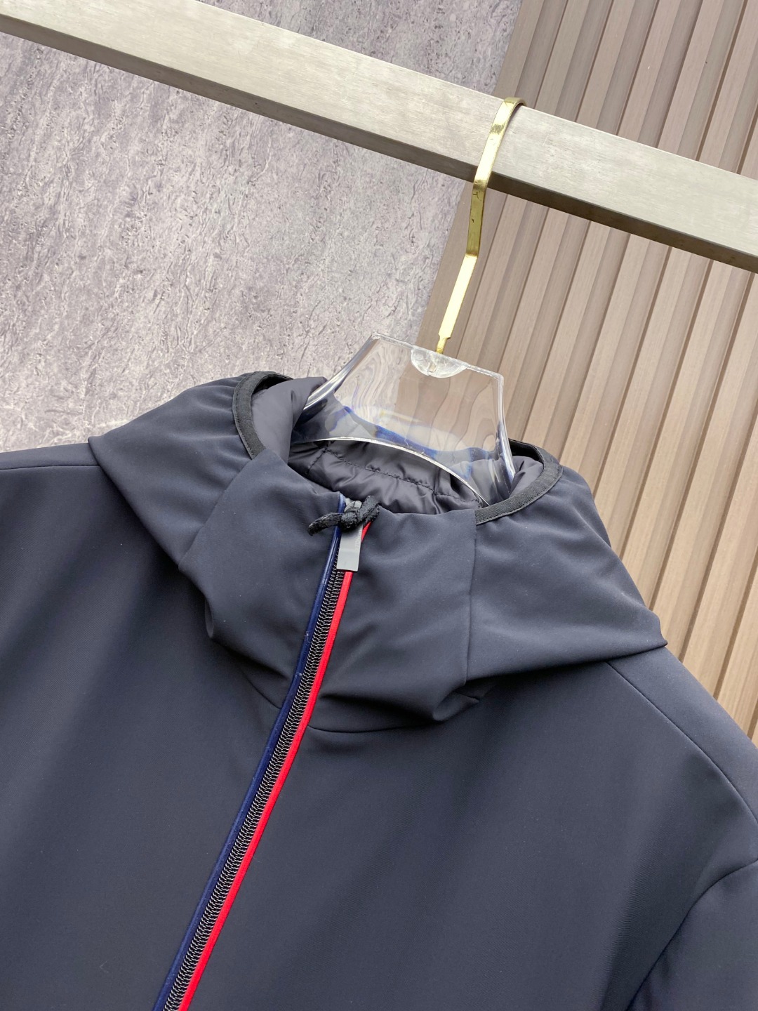 Moncler Male Jacket Goose Down Black Hooded S-m-l