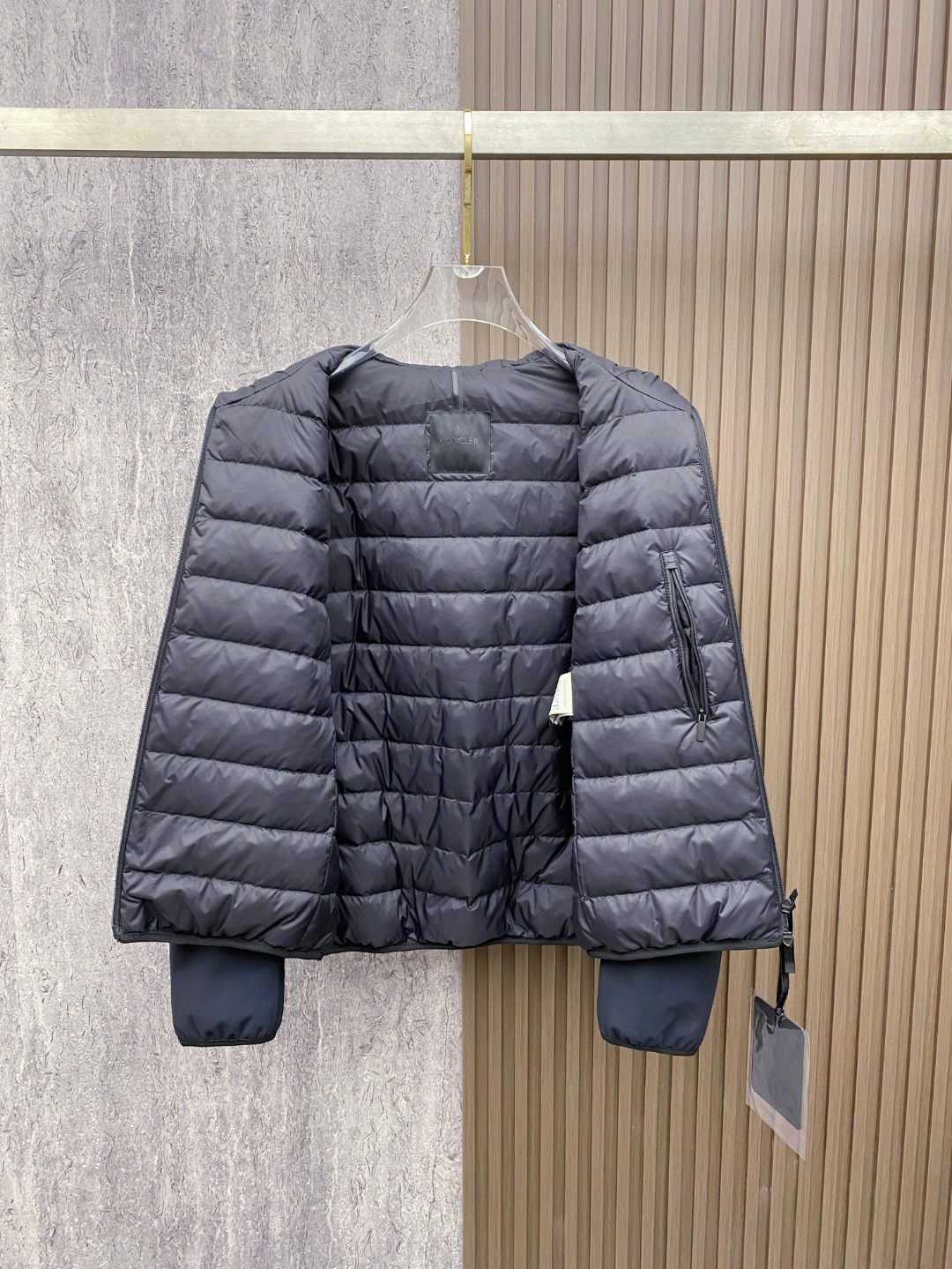 Moncler Male Jacket Goose Down Black Hooded S-m-l