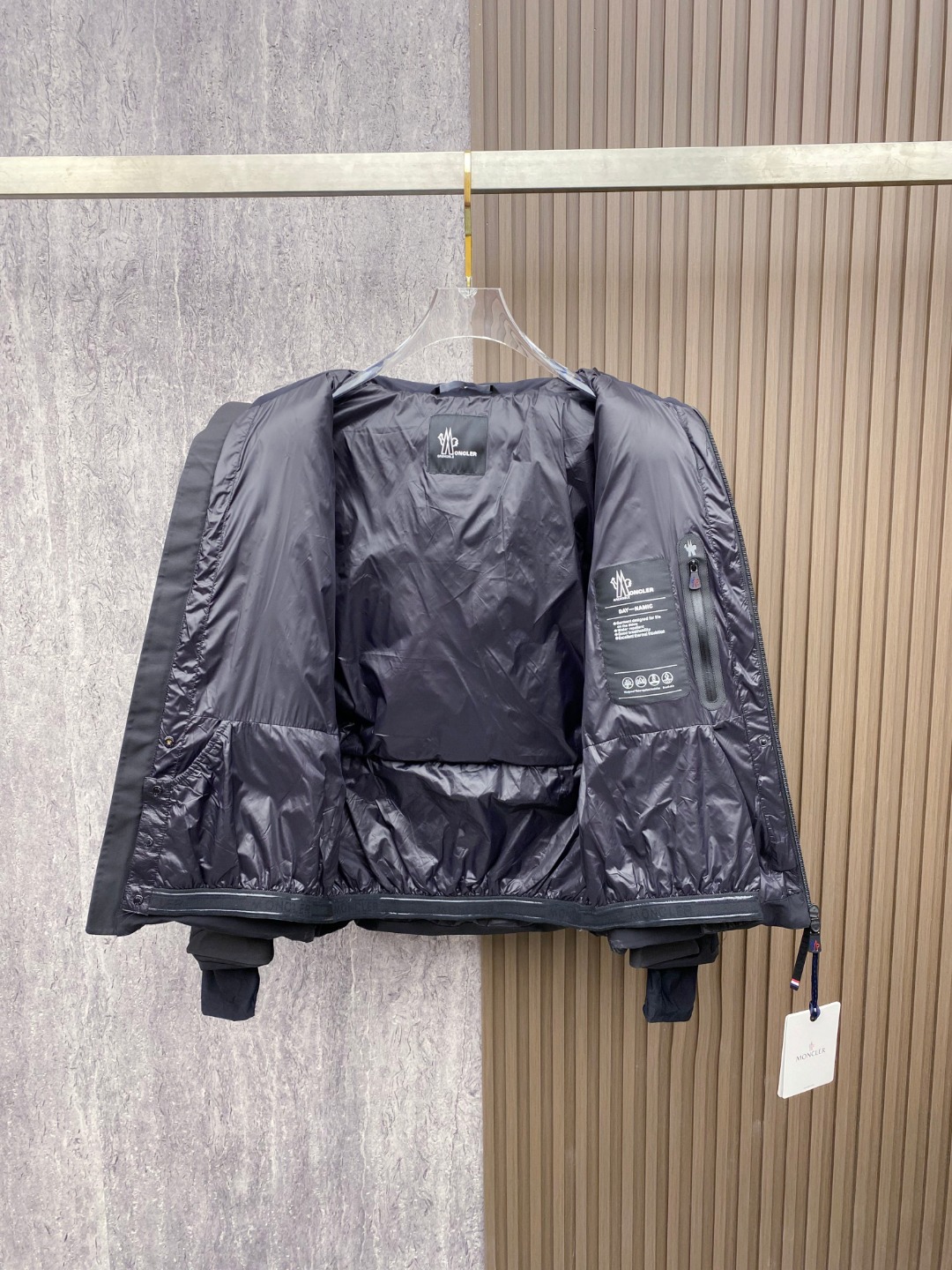 Moncler Male Jacket Knitted Black S-m-l