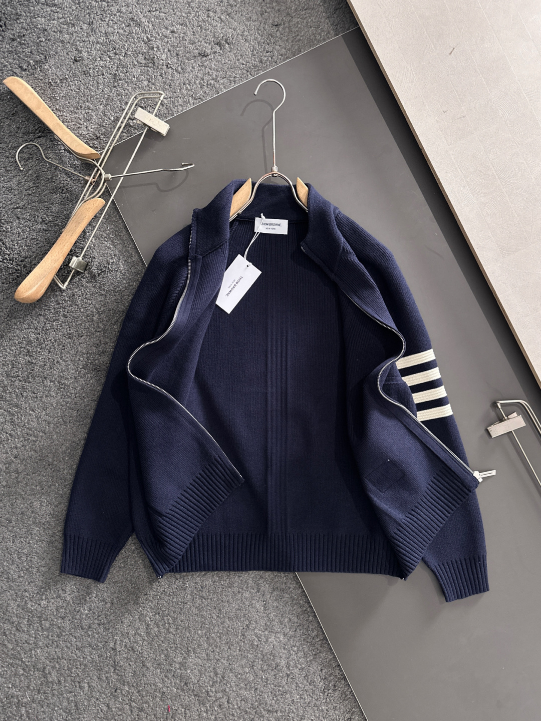 Thom Browne Couple Basic Clothing Wool Striped S-m-xxxl