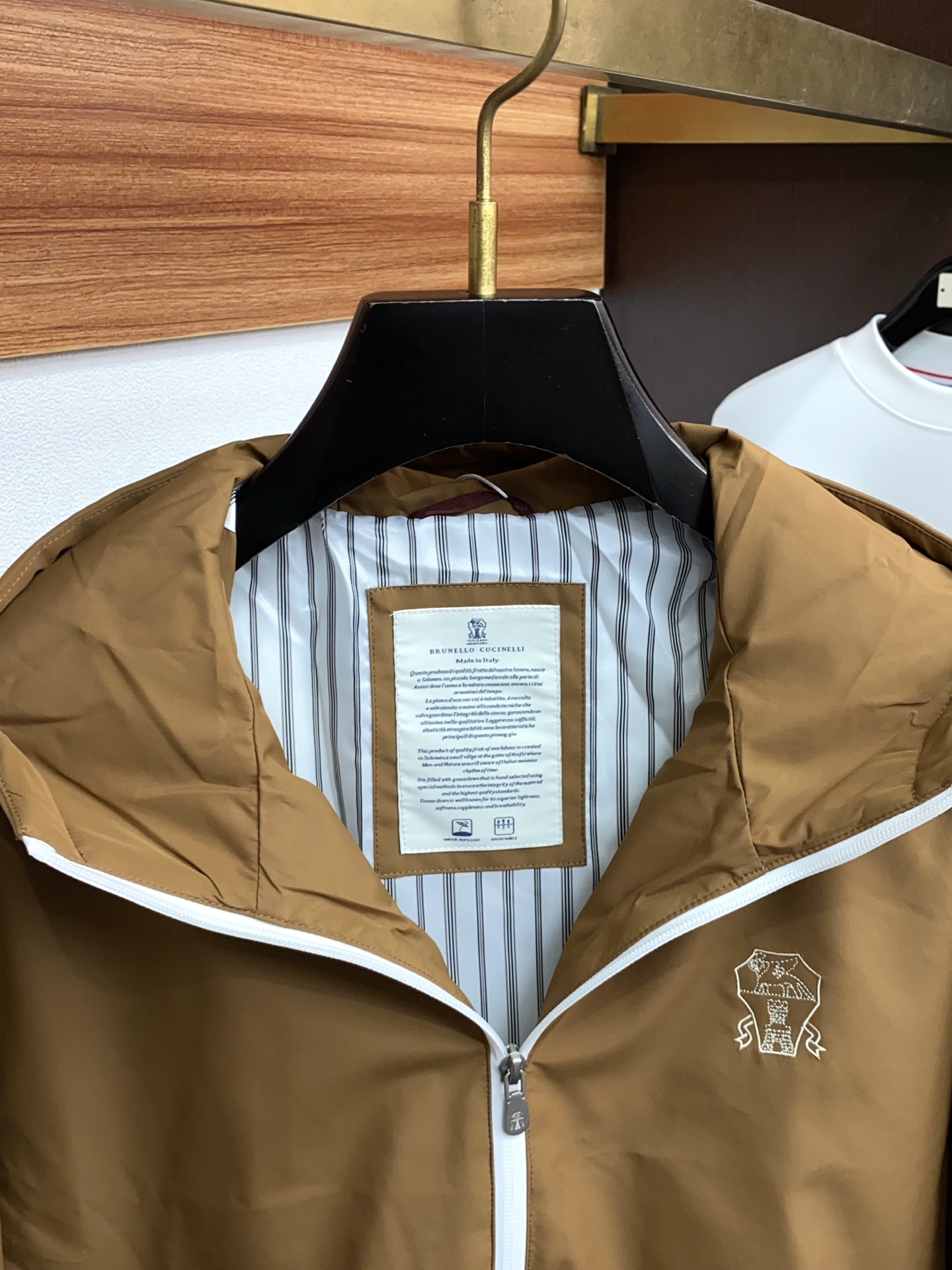 Brunello Cucinelli Couple Down Jacket White Duck Down M-xl