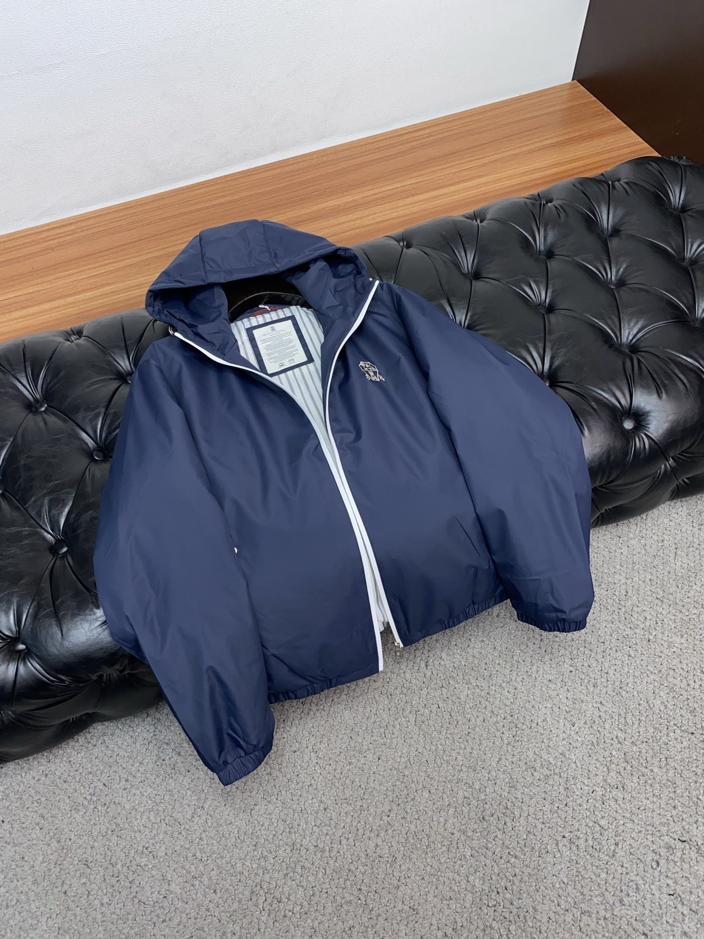 Brunello Cucinelli Couple Down Jacket White Duck Down M-xl
