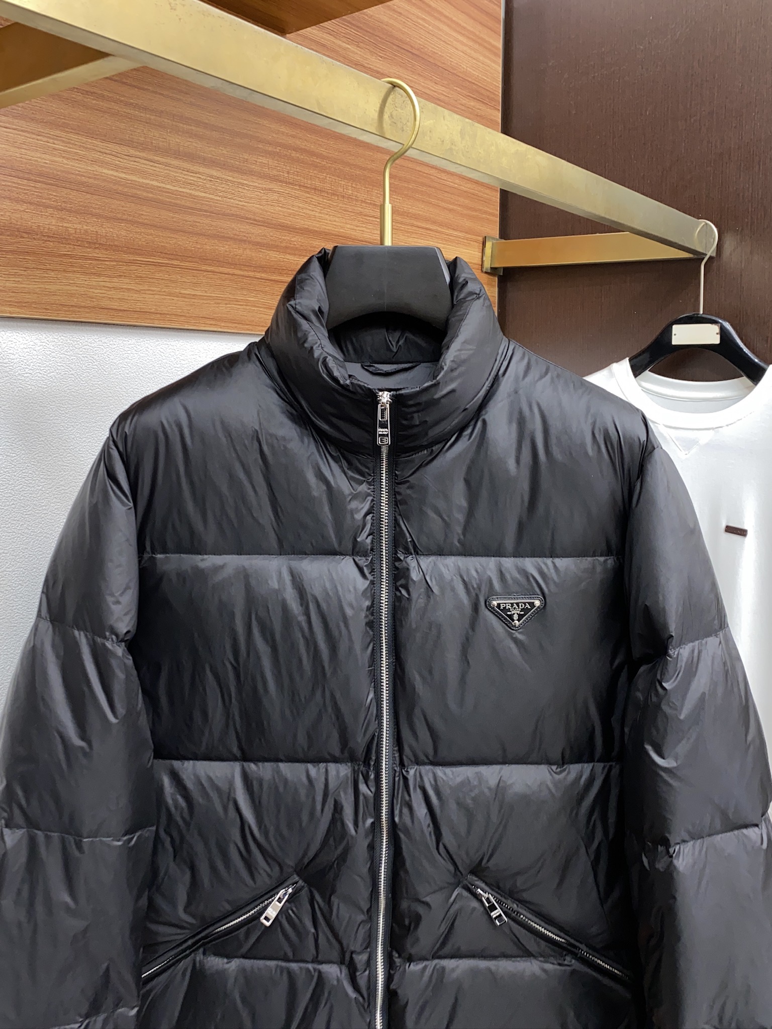 Prada Down Jacket White Duck Down M-xl
