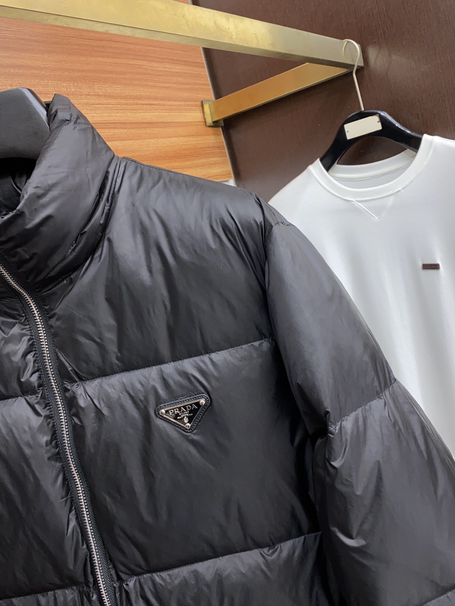 Prada Down Jacket White Duck Down M-xl