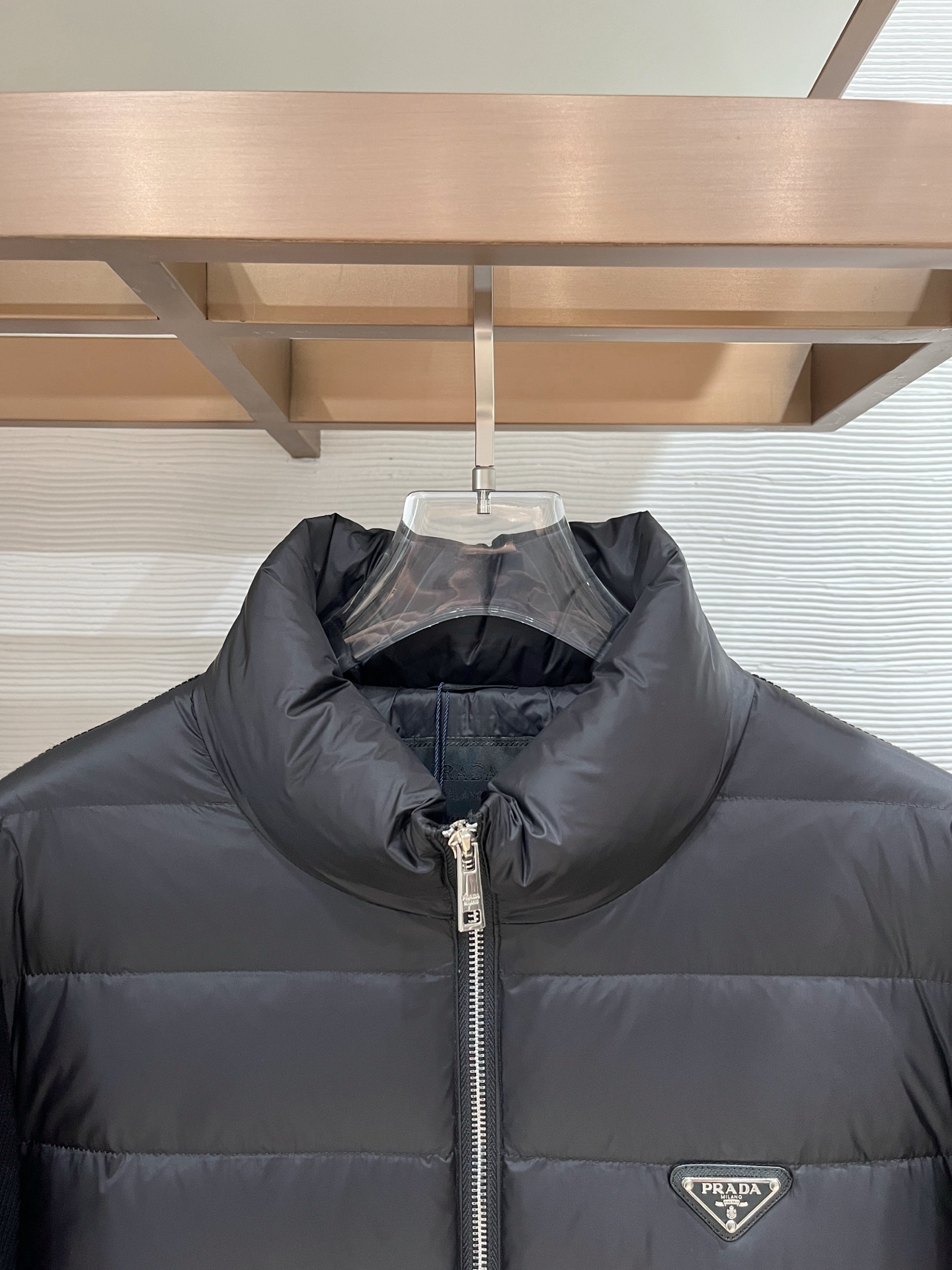 Prada Jacket Wool Black L