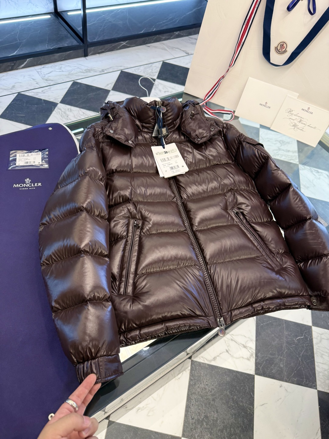 Moncler Basic Clothing Brown M-l