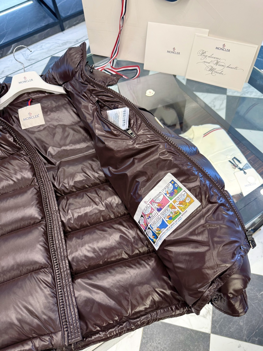 Moncler Basic Clothing Brown M-l