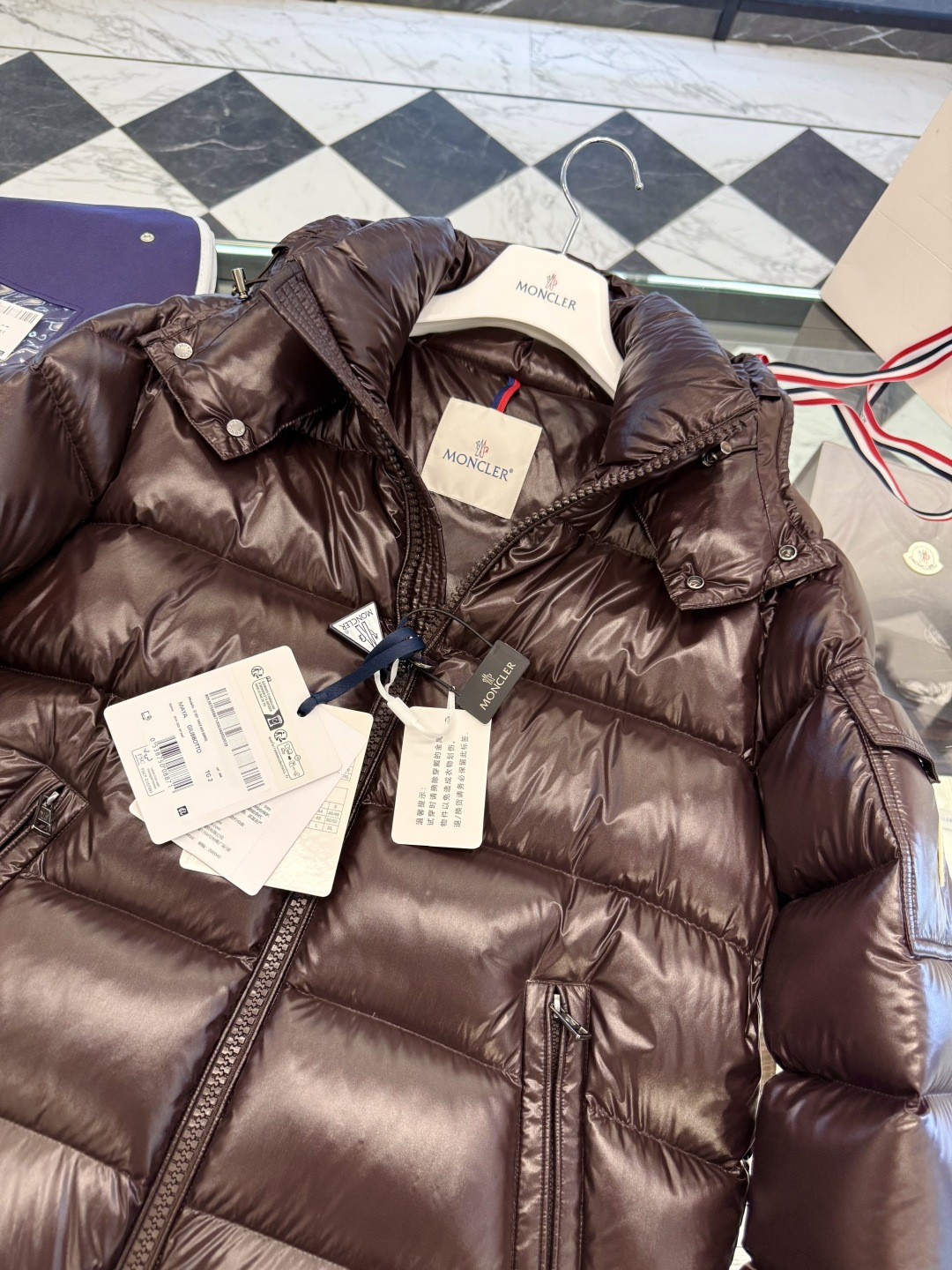 Moncler Basic Clothing Brown M-l