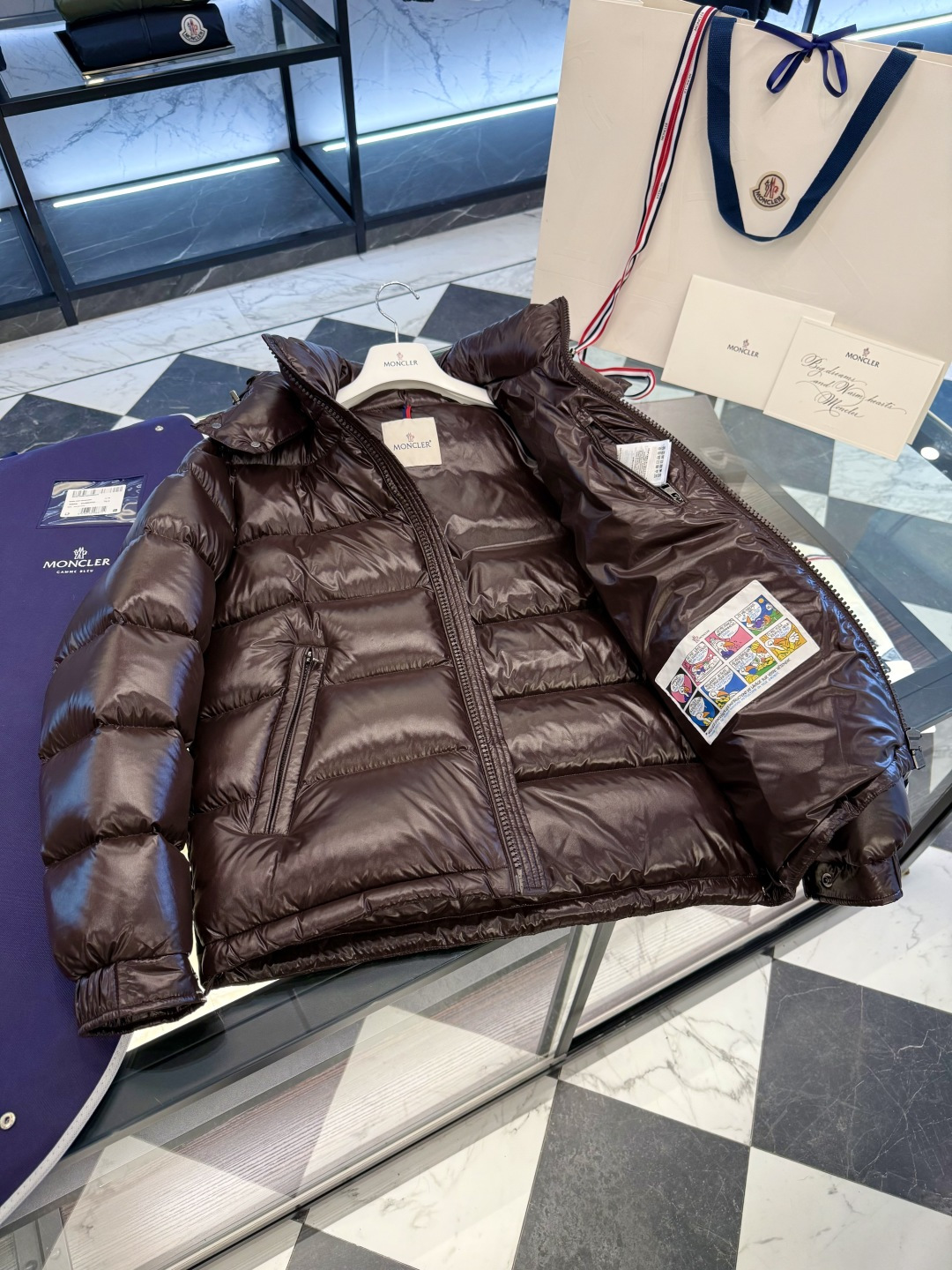 Moncler Basic Clothing Brown M-l