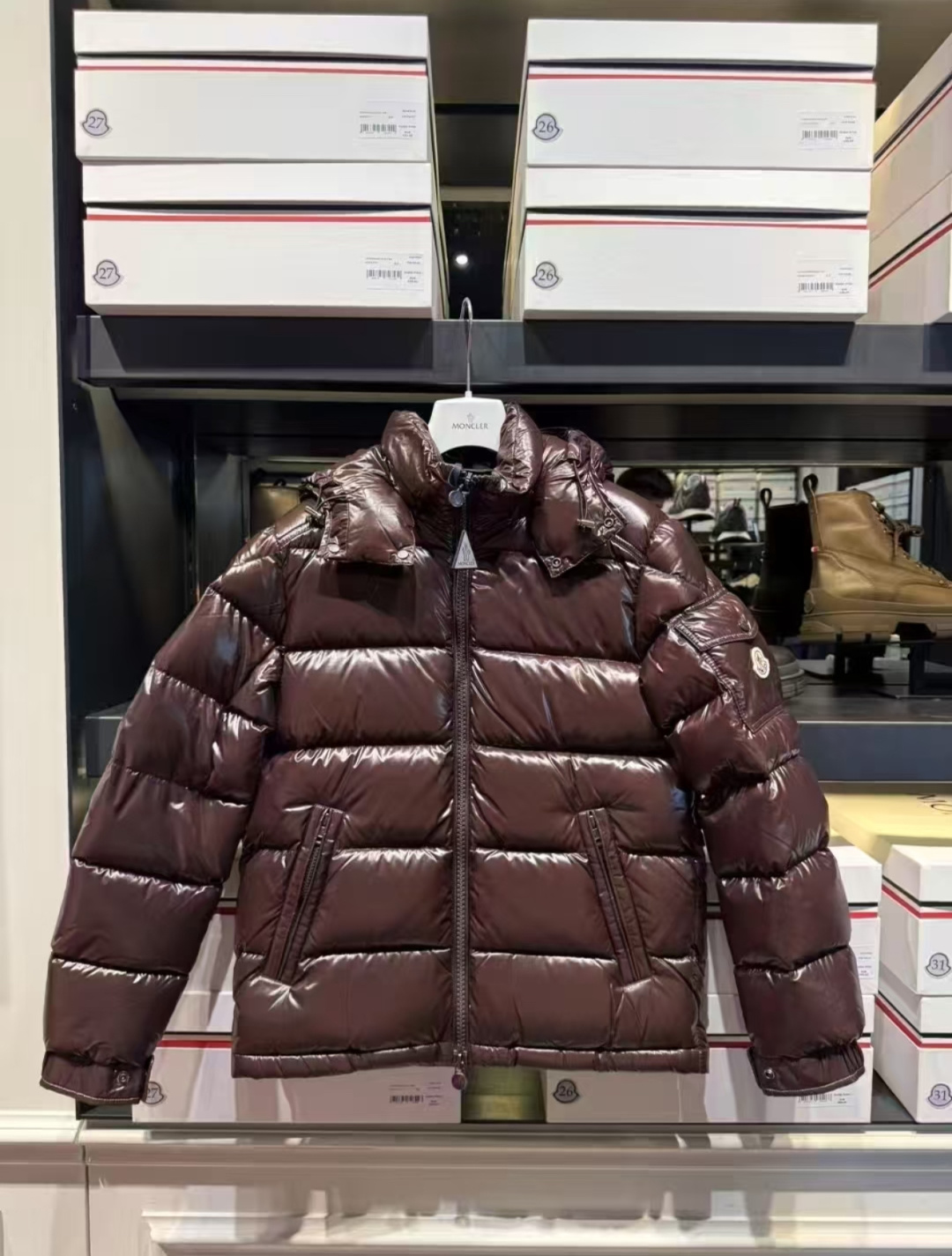 Moncler Basic Clothing Brown M-l
