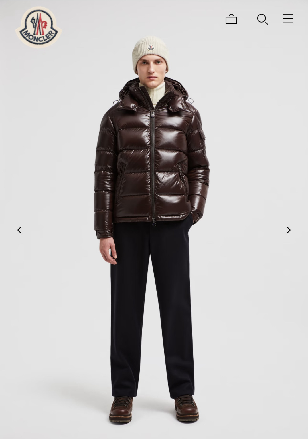 Moncler Basic Clothing Brown M-l