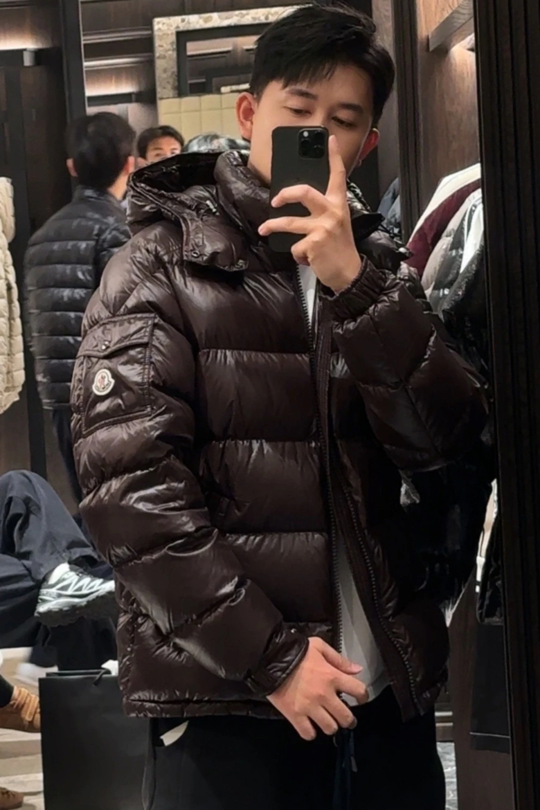 Moncler Basic Clothing Brown M-l
