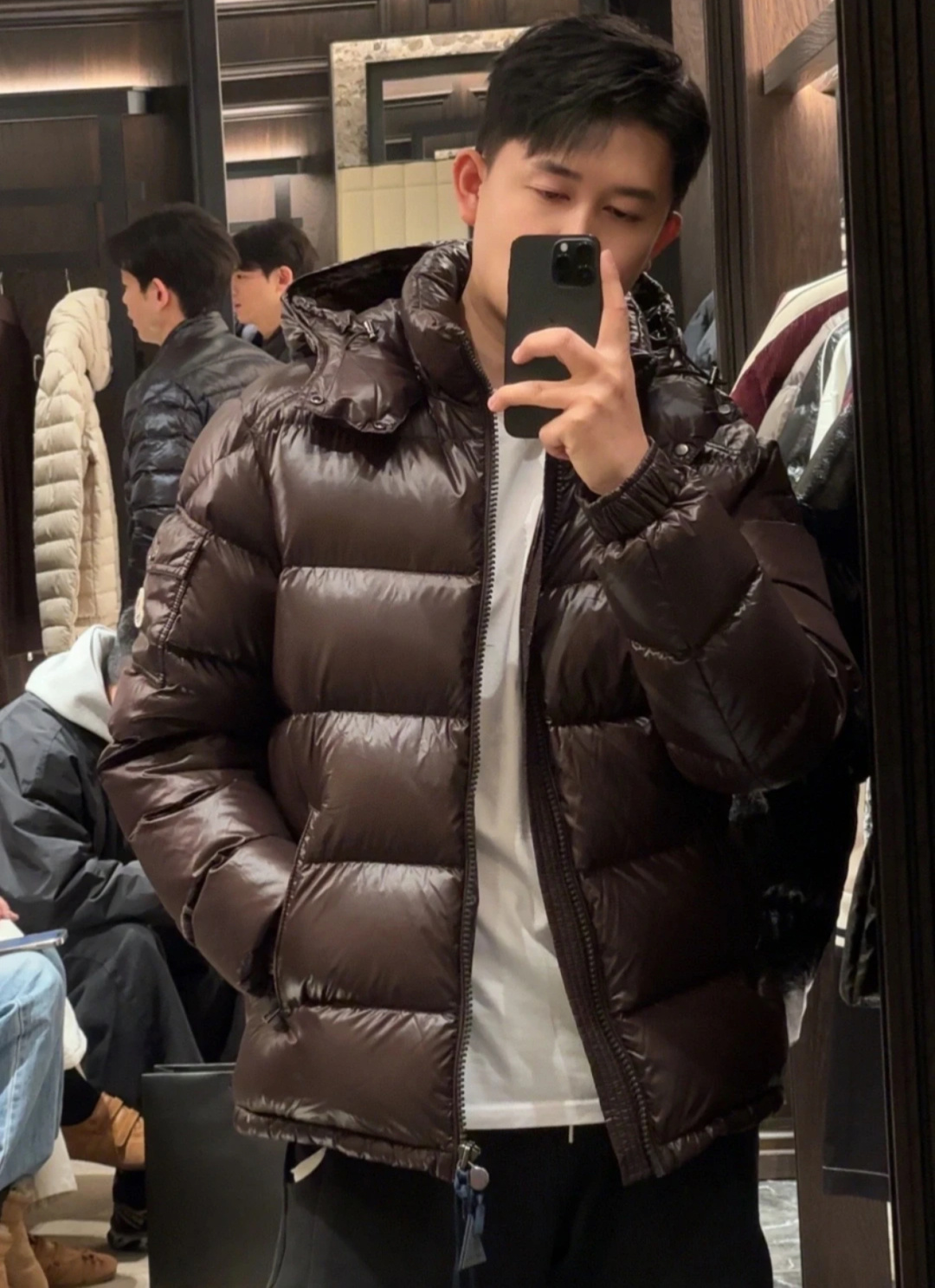 Moncler Basic Clothing Brown M-l