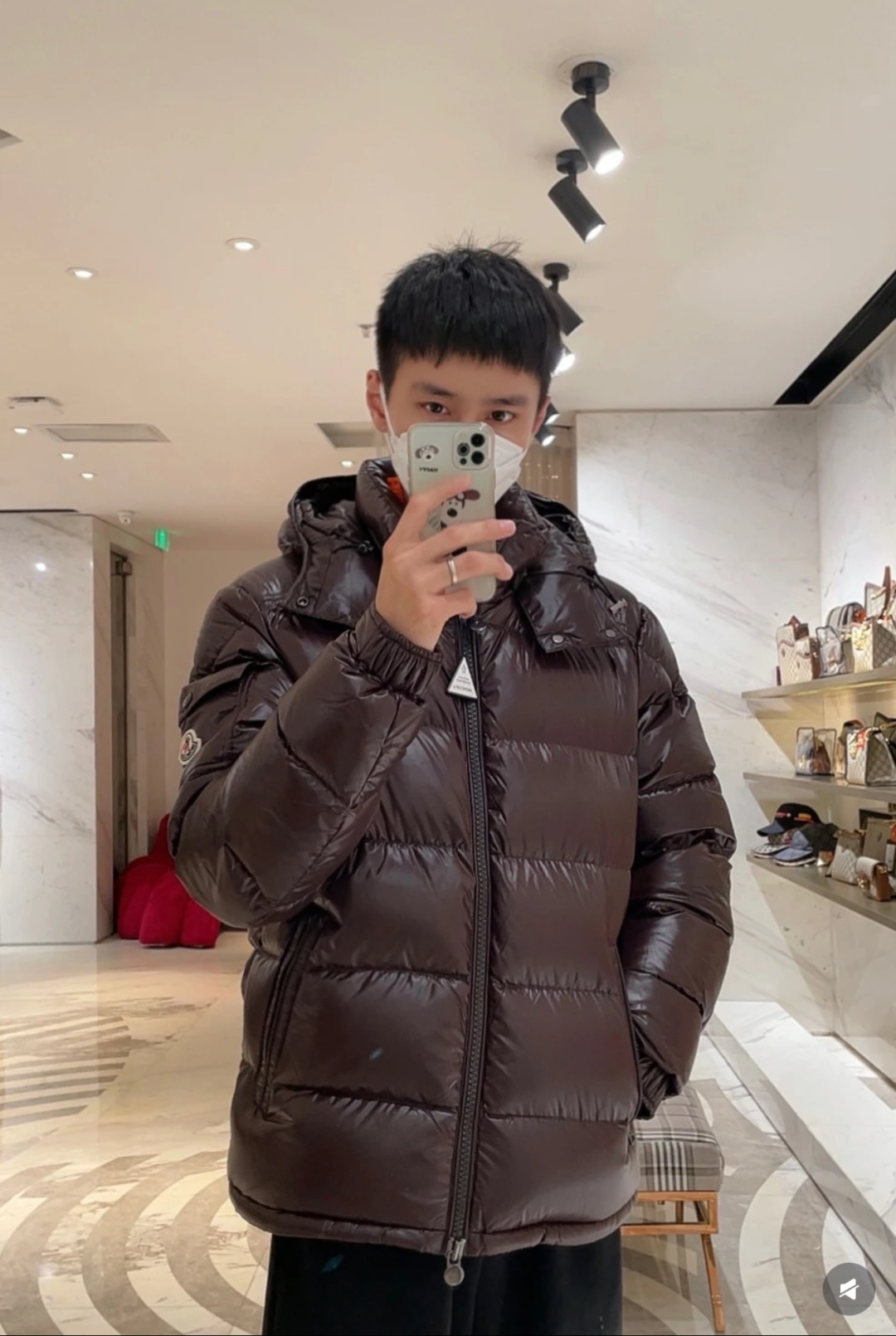 Moncler Basic Clothing Brown M-l
