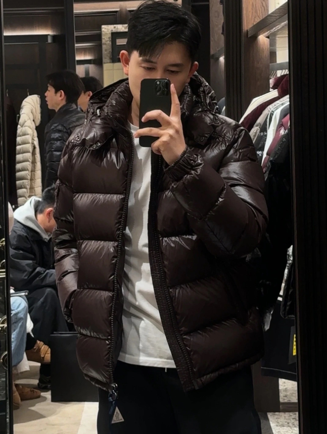 Moncler Basic Clothing Brown M-l