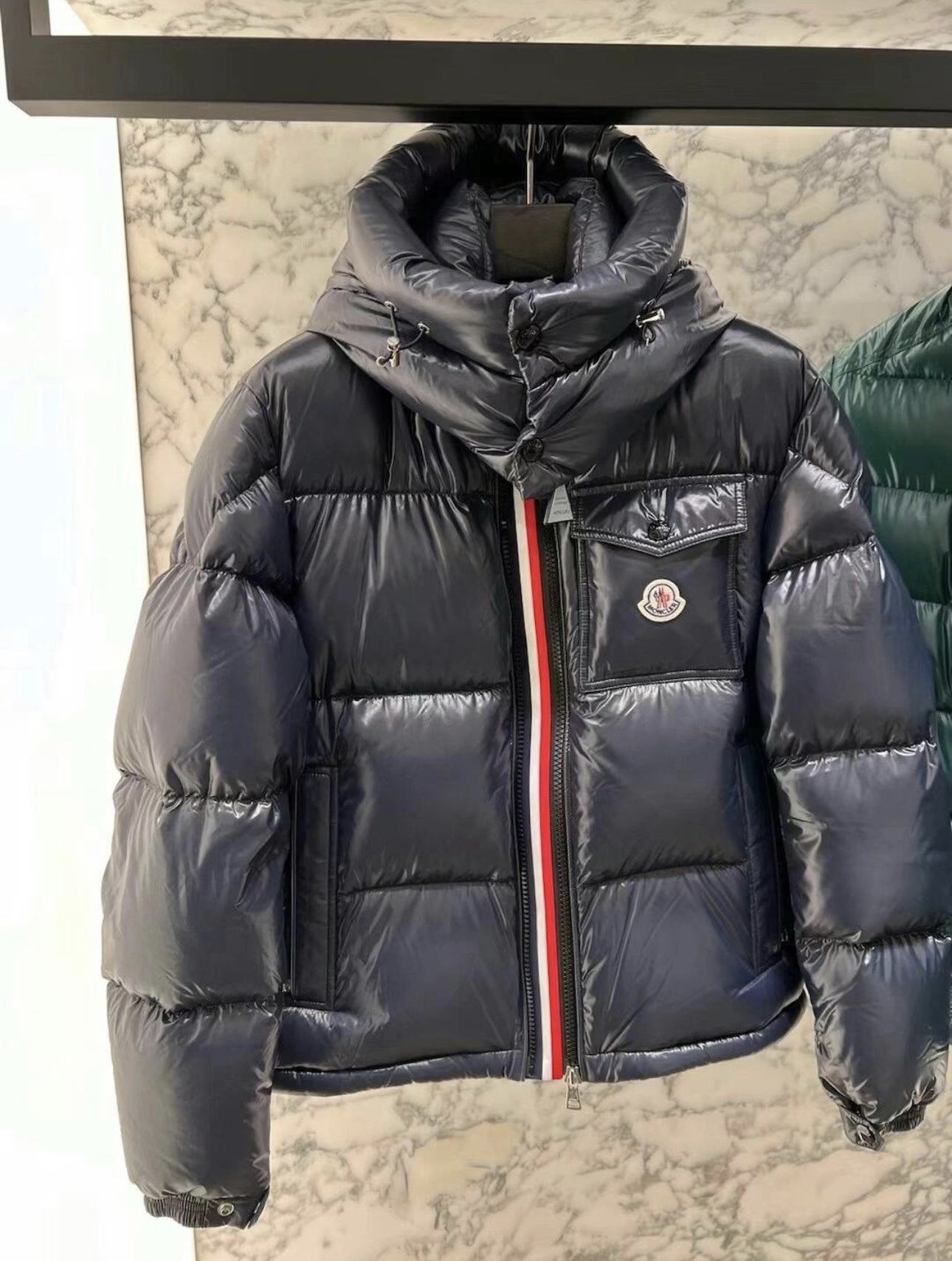 Moncler Down Jacket Blue M-l