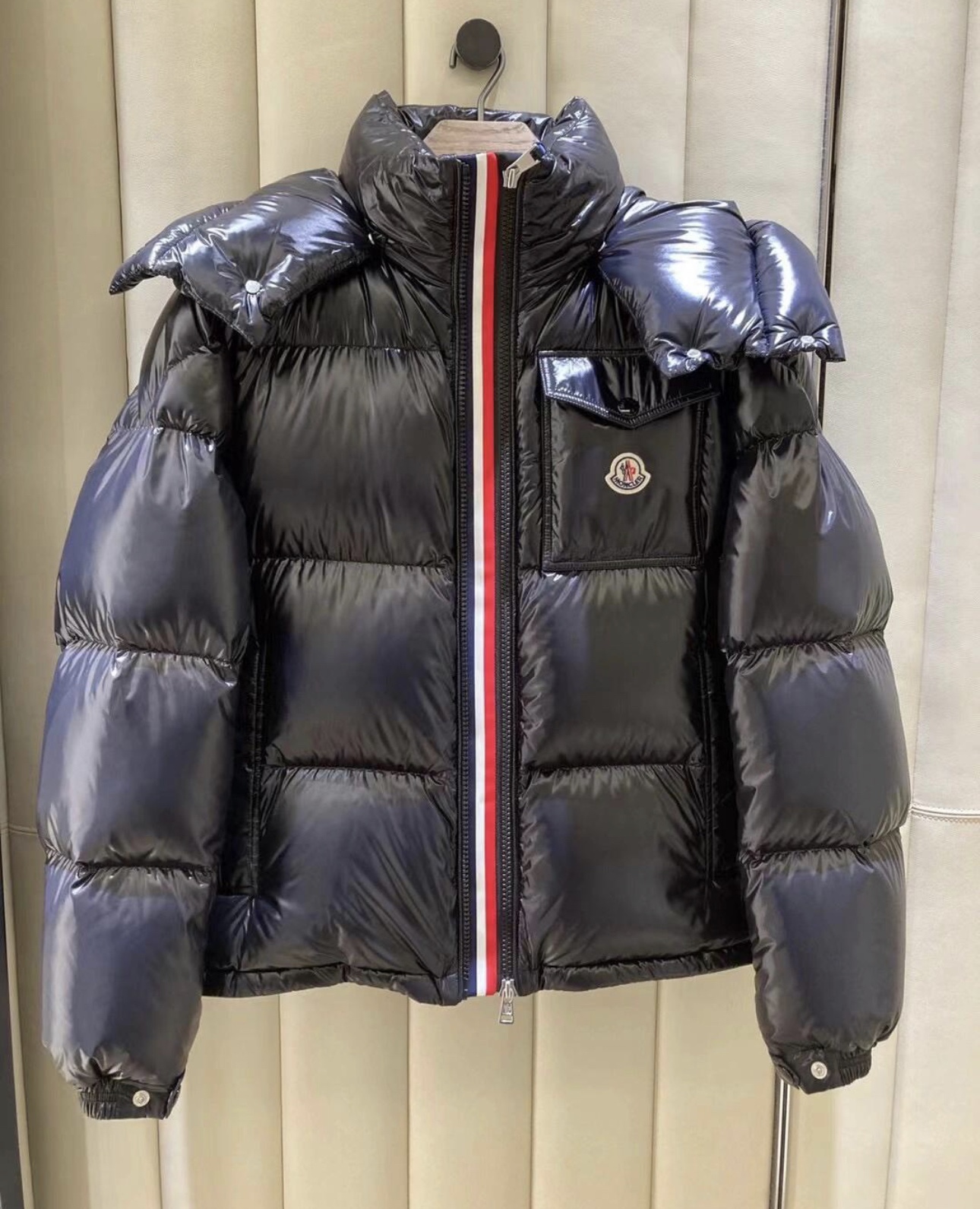 Moncler Down Jacket Blue M-l