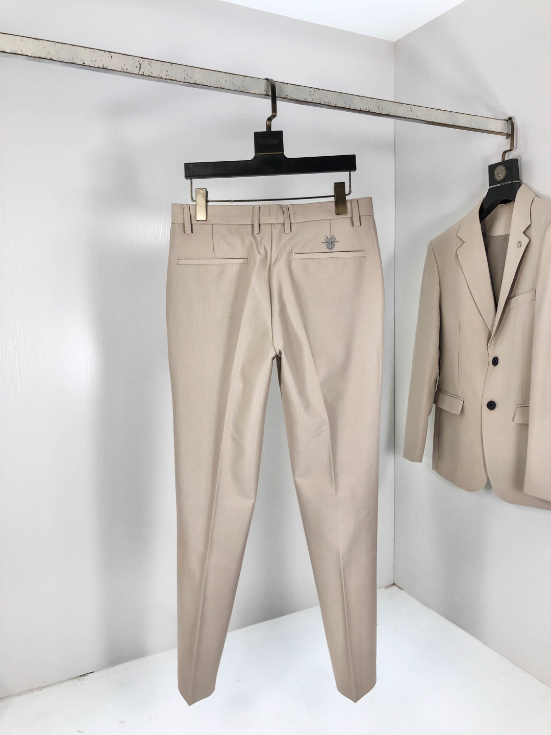 Dior Male Basic Clothing Cotton Gray Slim Fit L-175130