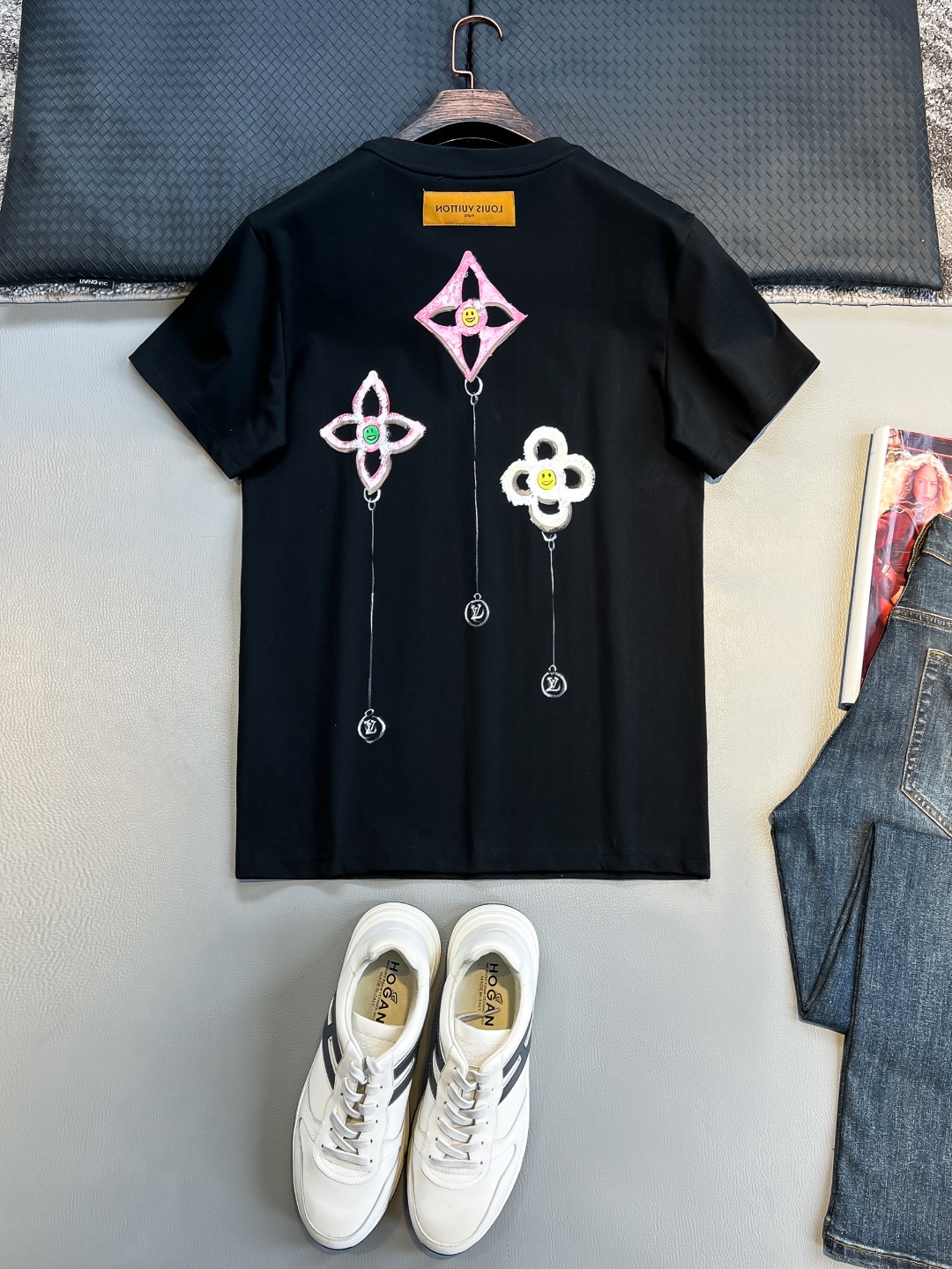 Louis Vuitton Basic Clothing Black S-l-xl