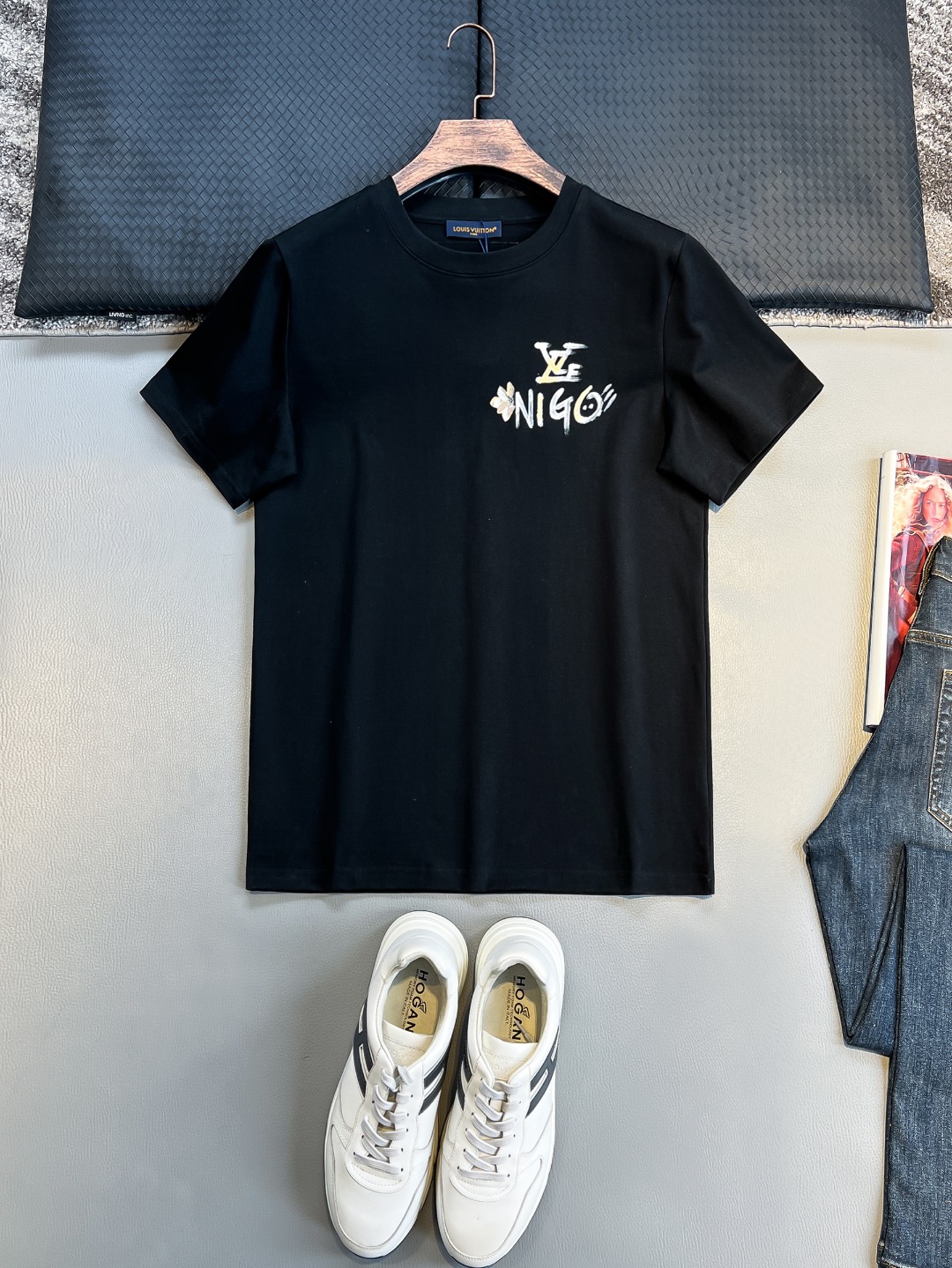 Louis Vuitton Basic Clothing Black S-l-xl