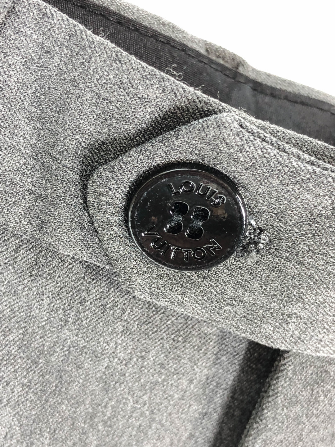 Louis Vuitton Male Basic Clothing Cotton Gray Slim Fit L-175130