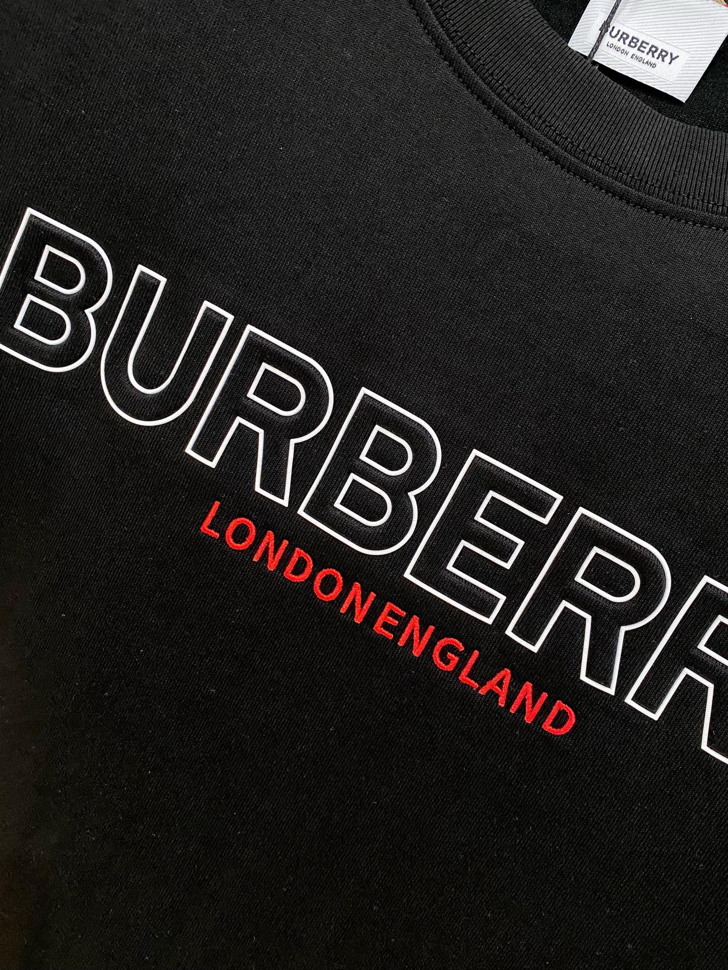 Burberry Basic Clothing Cotton Black S-l-xl