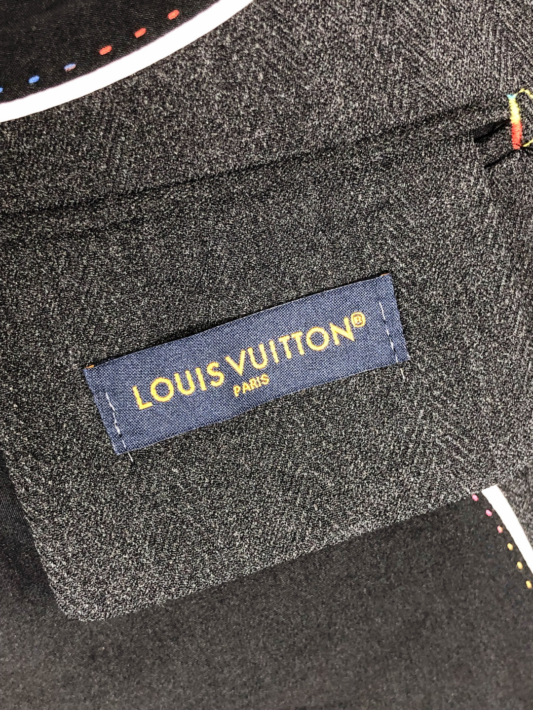 Louis Vuitton Male Basic Clothing Cotton Gray Slim Fit L-175130