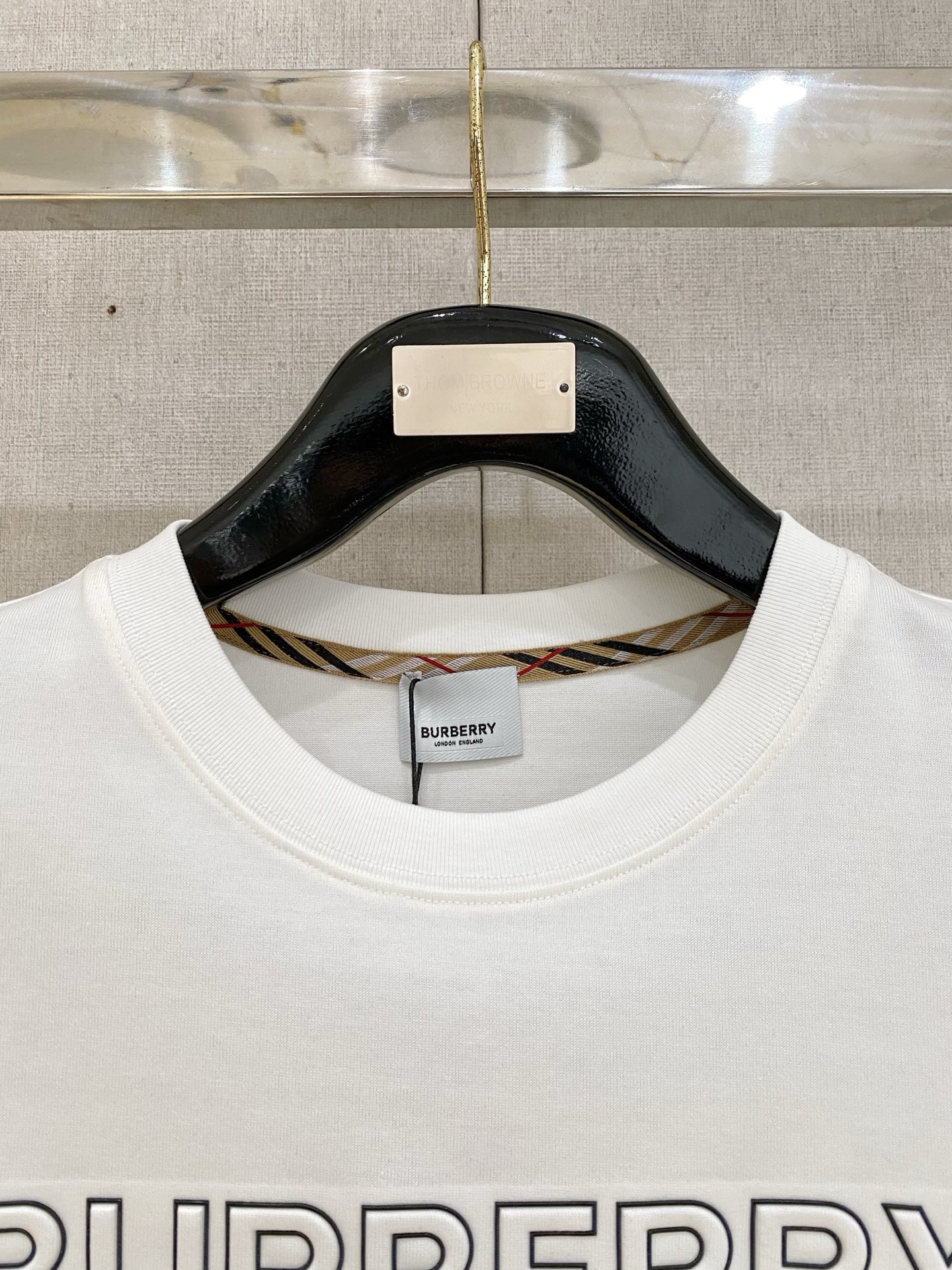 Burberry Basic Clothing Cotton Black S-l-xl