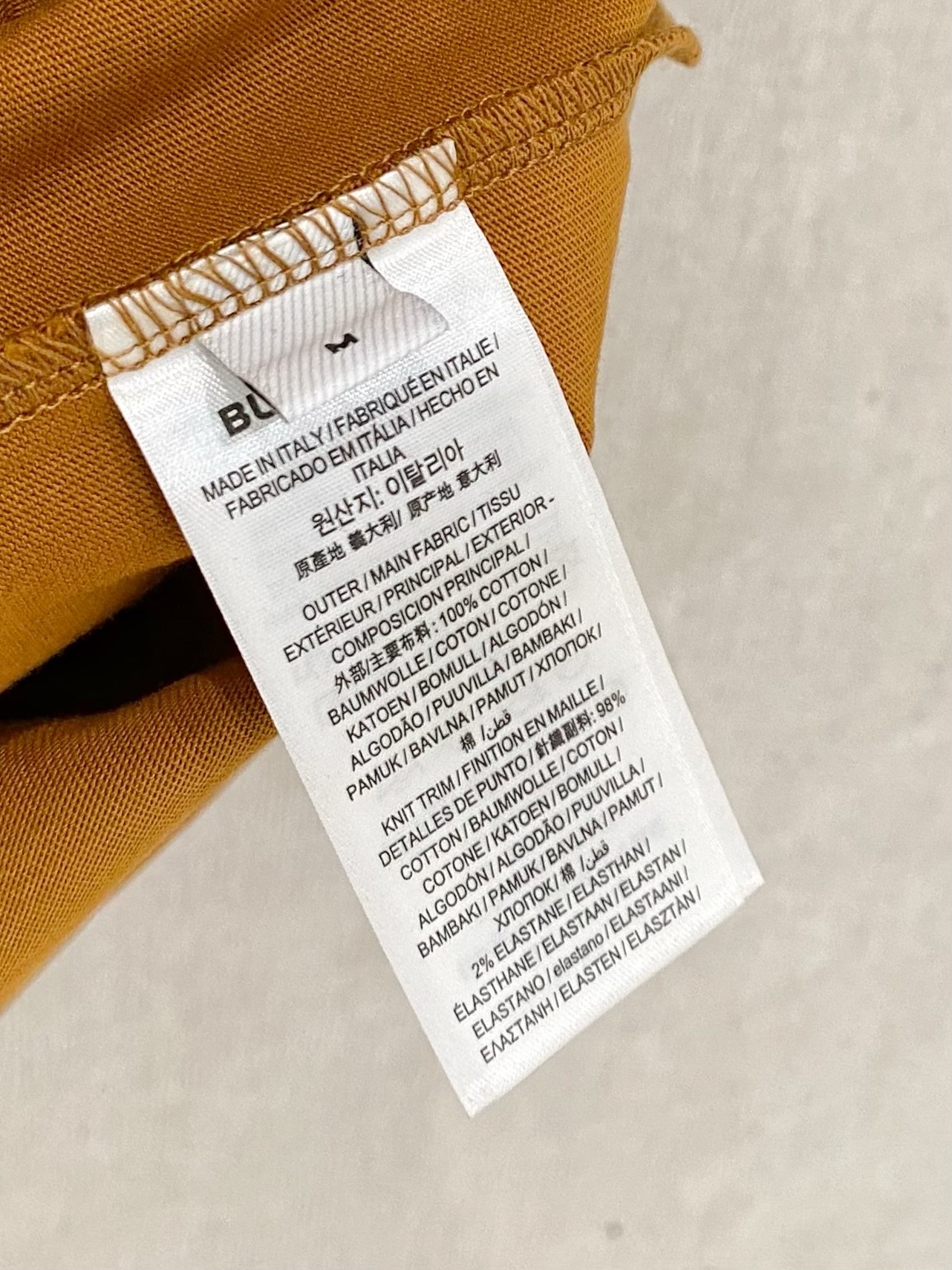 Burberry Basic Clothing Cotton Black S-l-xl