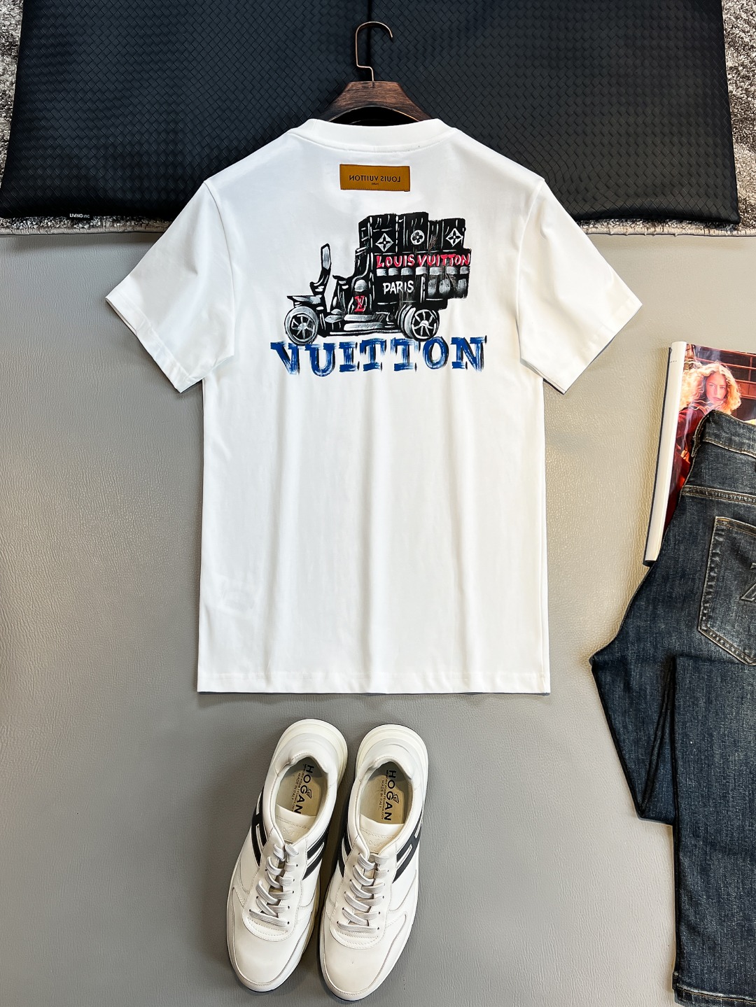 Louis Vuitton Basic Clothing Black S-l-xl