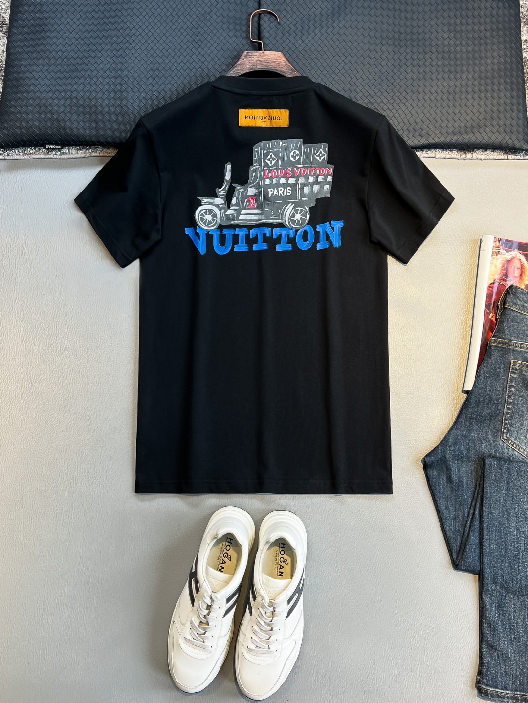 Louis Vuitton Basic Clothing Black S-l-xl