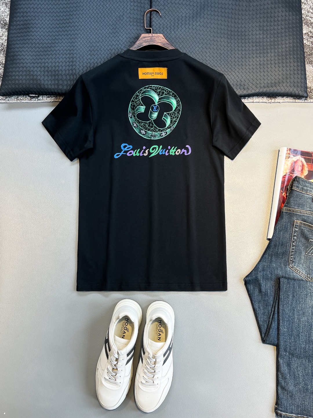 Louis Vuitton Basic Clothing Black S-l-xl