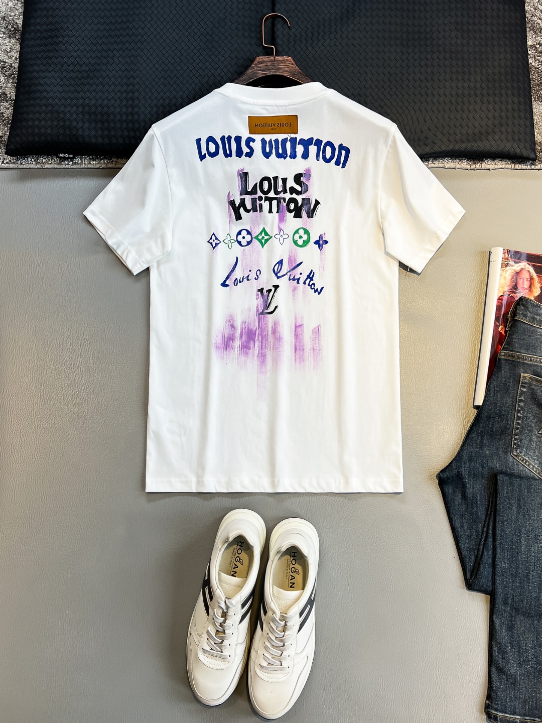 Louis Vuitton Basic Clothing Black S-l-xl