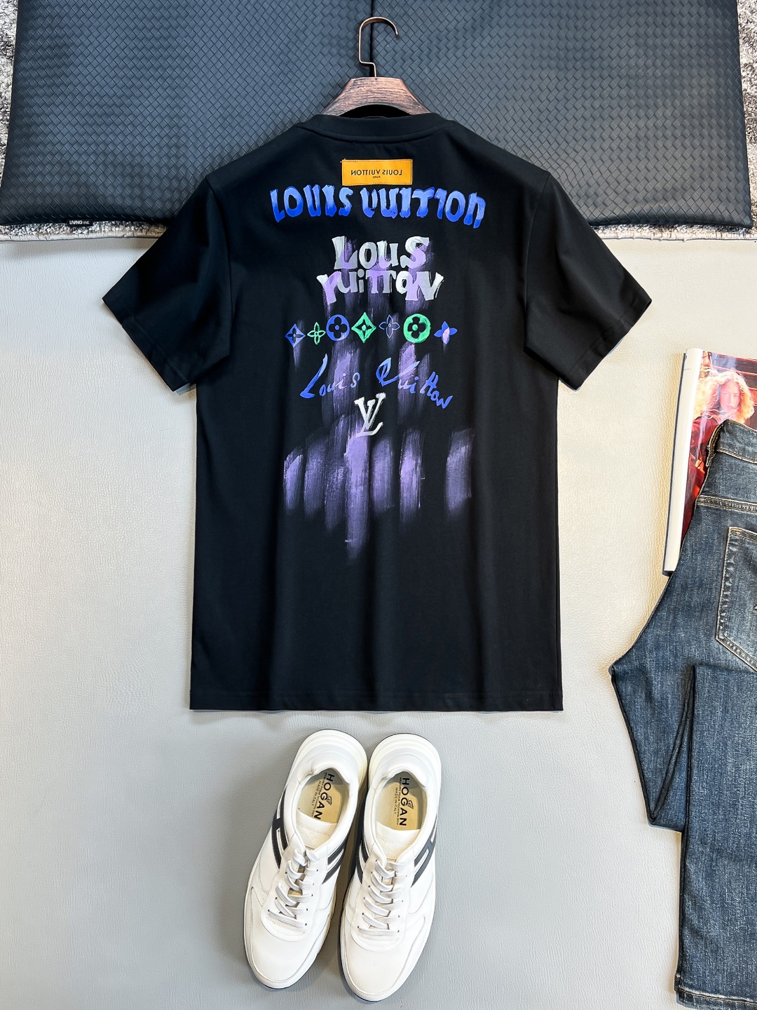 Louis Vuitton Basic Clothing Black S-l-xl