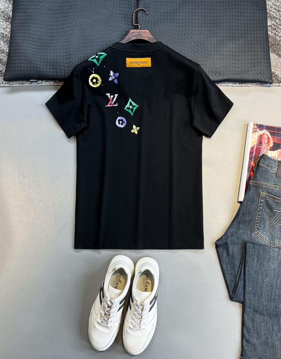 Louis Vuitton Basic Clothing Black S-l-xl