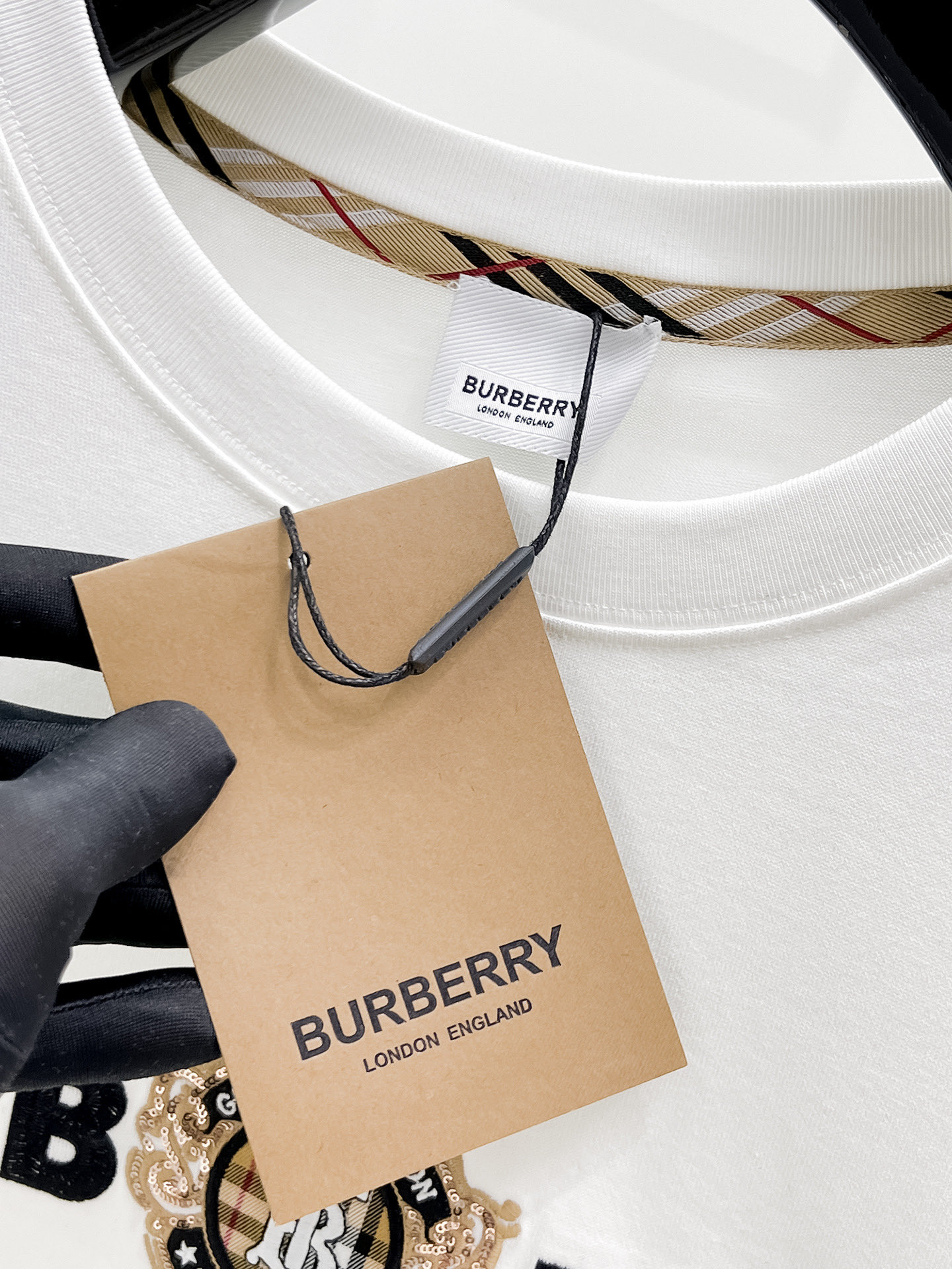 Burberry Basic Clothing Cotton Black S-l-xl