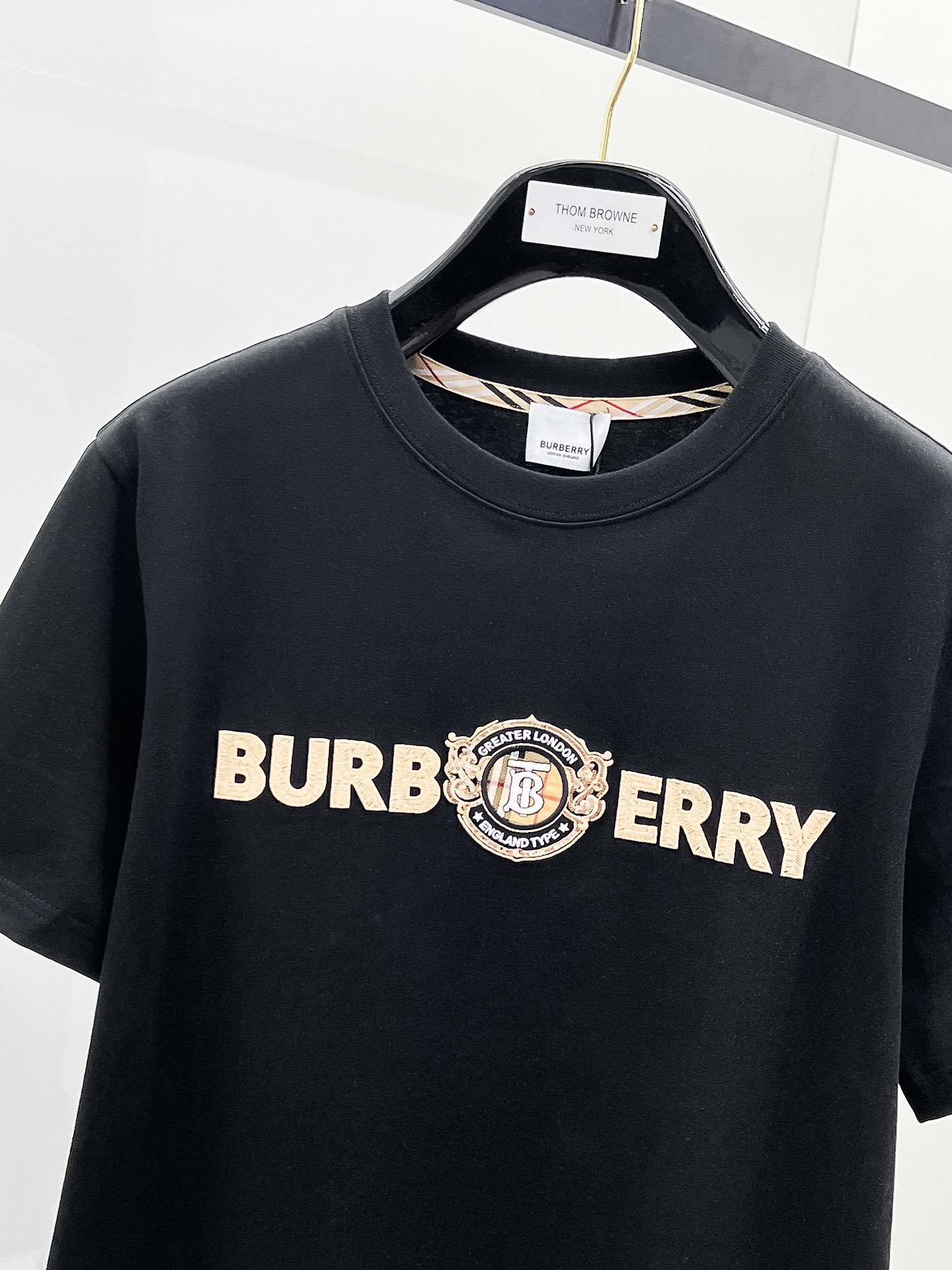 Burberry Basic Clothing Cotton Black S-l-xl