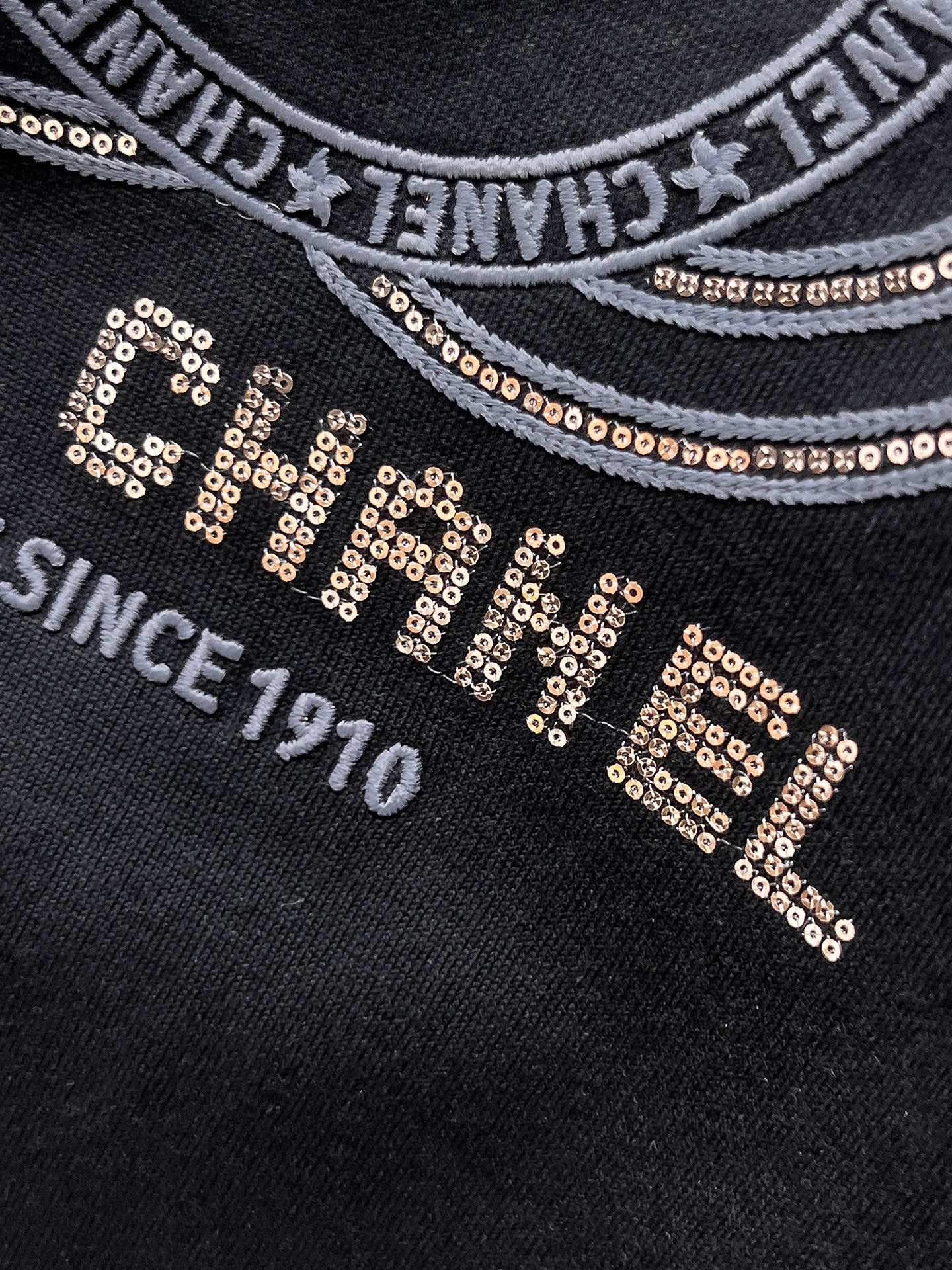Chanel Basic Clothing Cotton Black S-l-xl