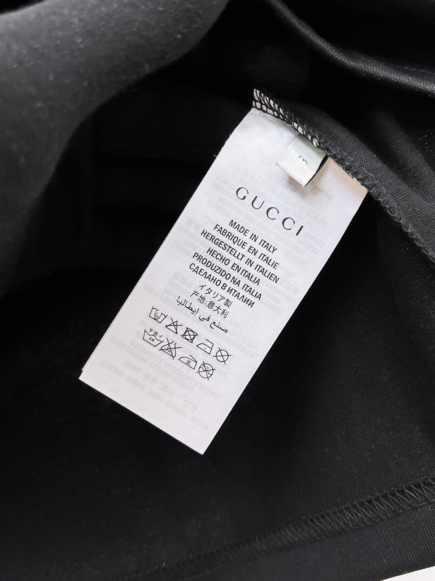 Gucci Basic Clothing Cotton Black S-l-xxl-175130