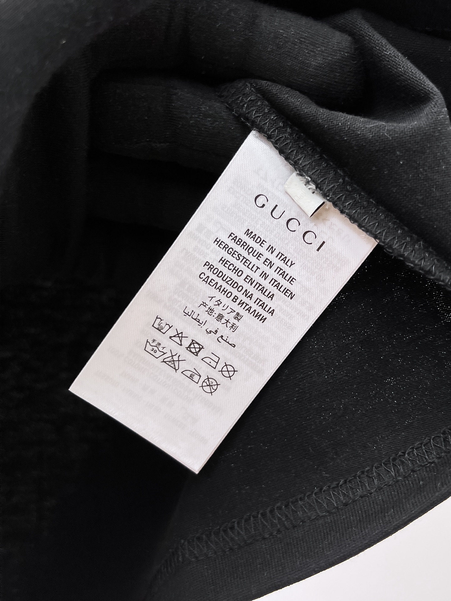 Gucci Basic Clothing Cotton Black S-l-xxl-175130