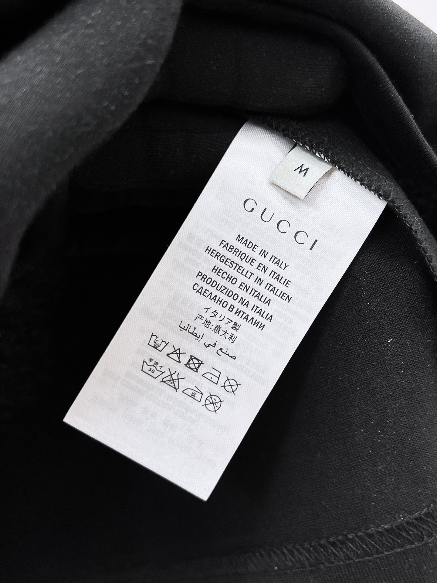 Gucci Basic Clothing Cotton Black S-l-xxl-175130