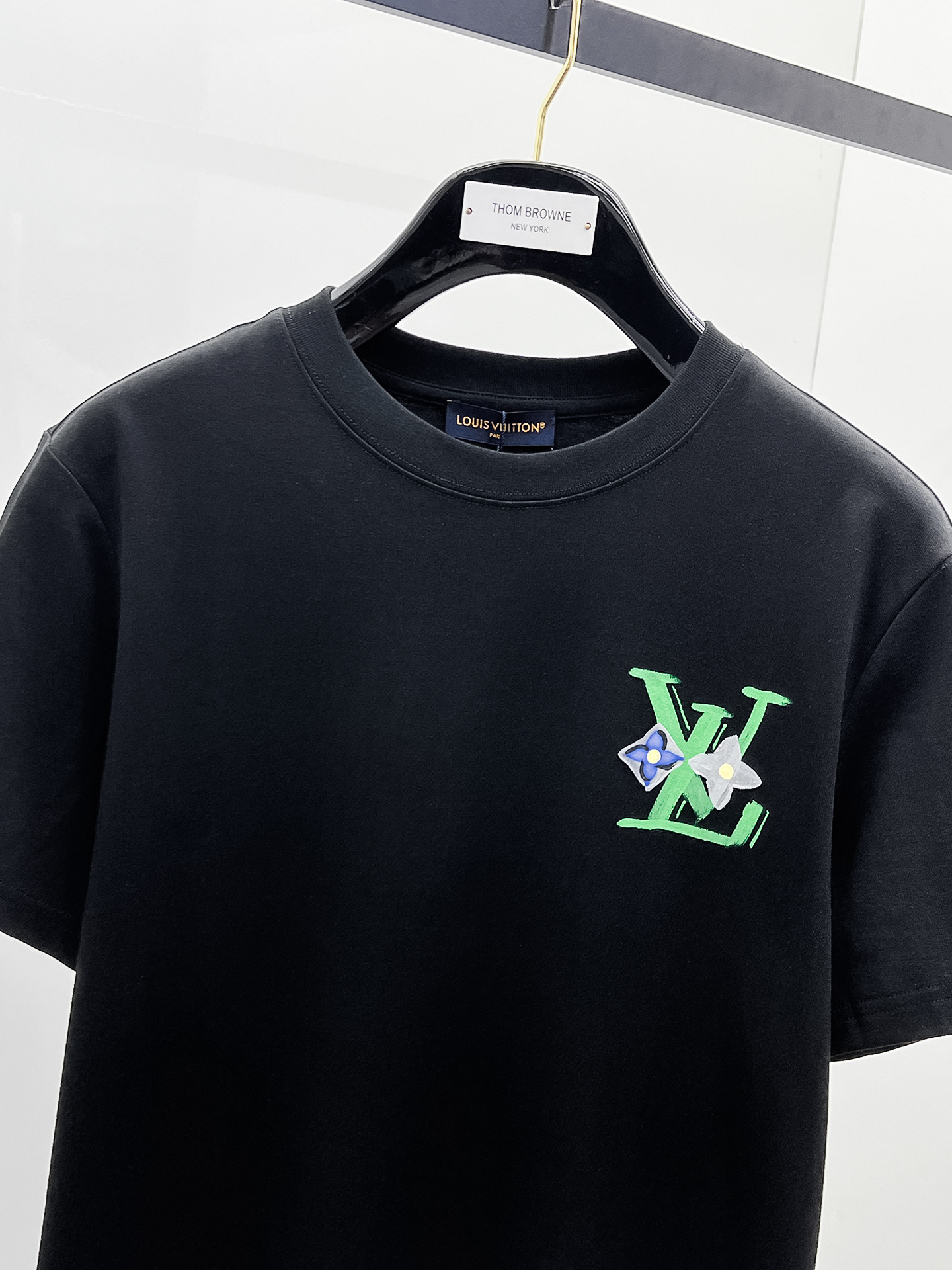 Louis Vuitton Basic Clothing Cotton Black S-l-xl