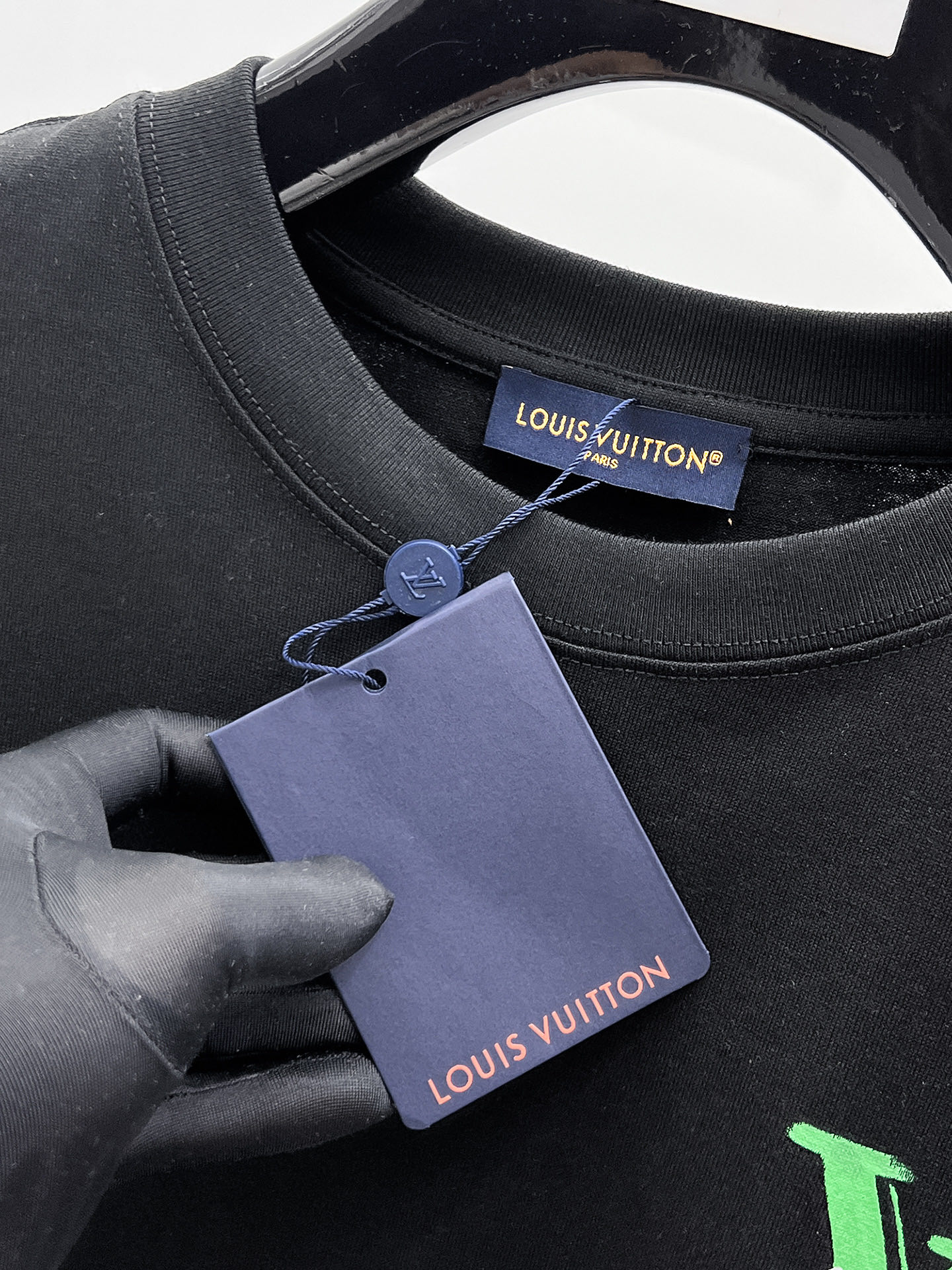 Louis Vuitton Basic Clothing Cotton Black S-l-xl