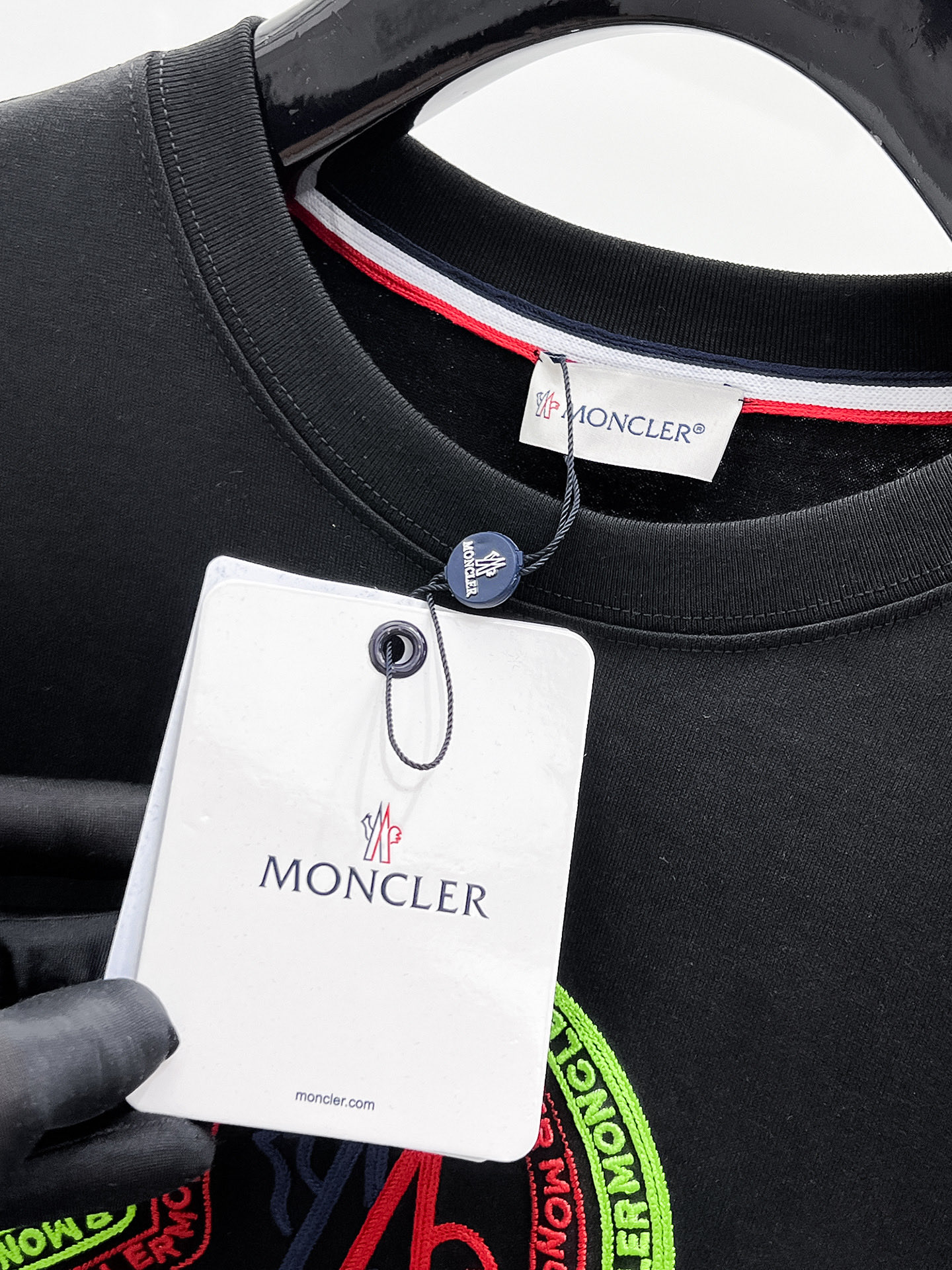 Moncler Basic Clothing Cotton Black S-m-l-xl